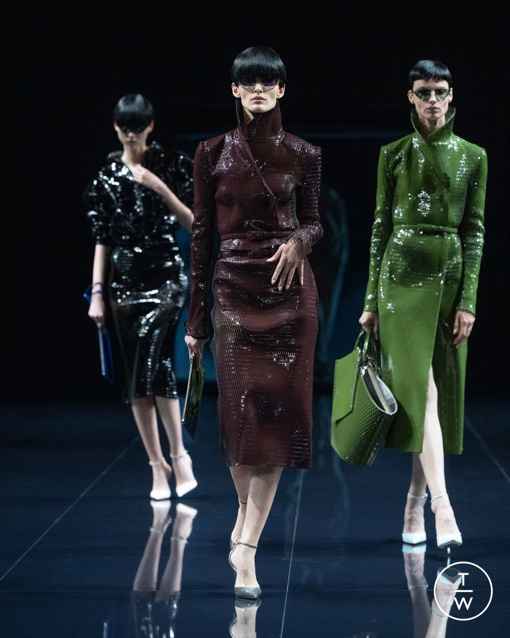 Fashion Week Paris Spring/Summer 2026 look 1 from the Tom Ford collection womenswear