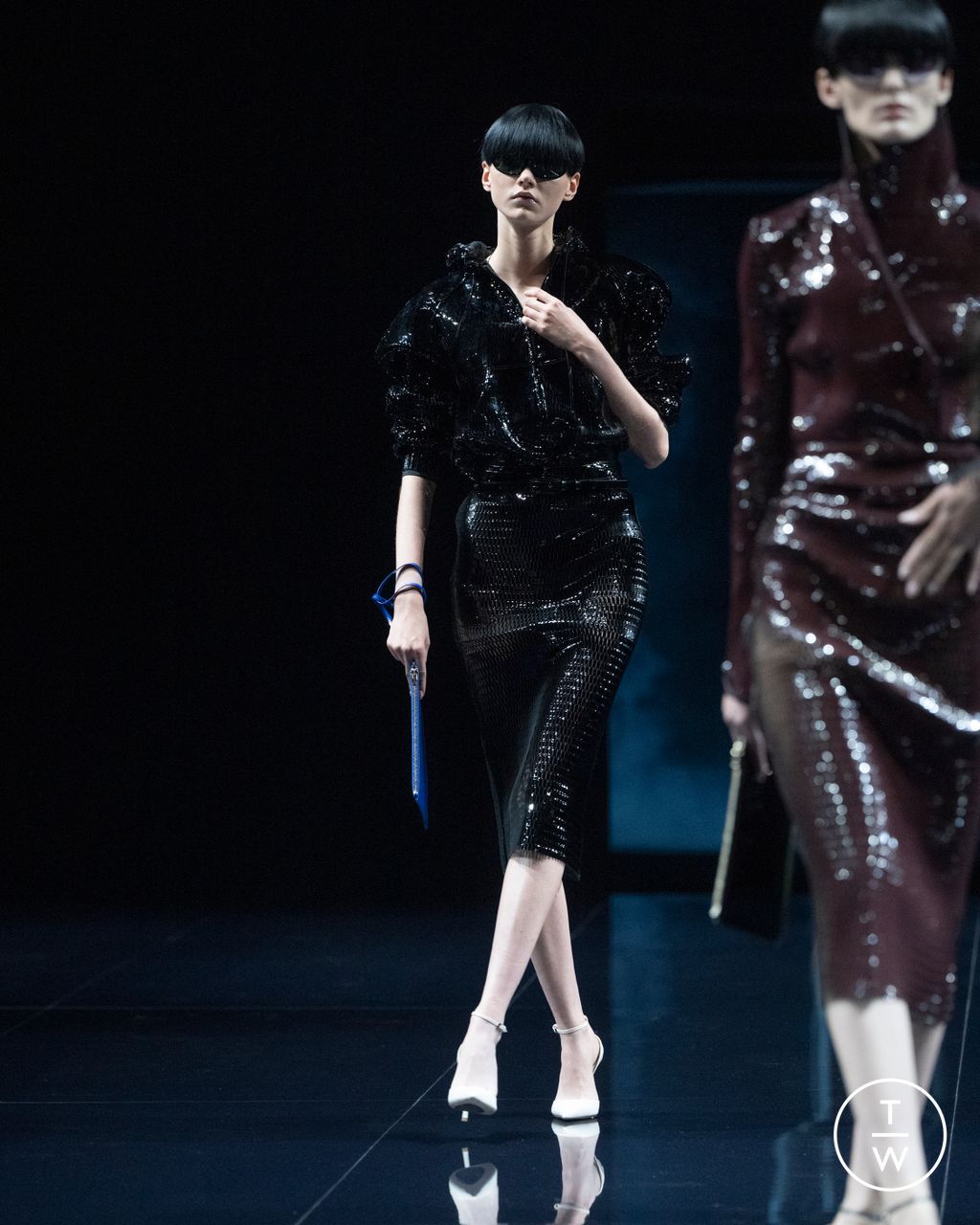 Fashion Week Paris Spring/Summer 2026 look 2 from the Tom Ford collection womenswear