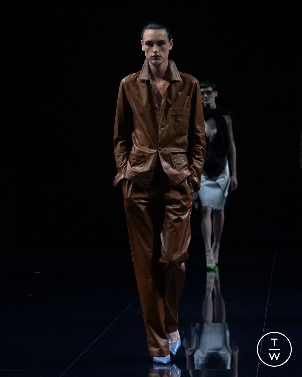 Fashion Week Paris Spring/Summer 2026 look 24 from the Tom Ford collection womenswear