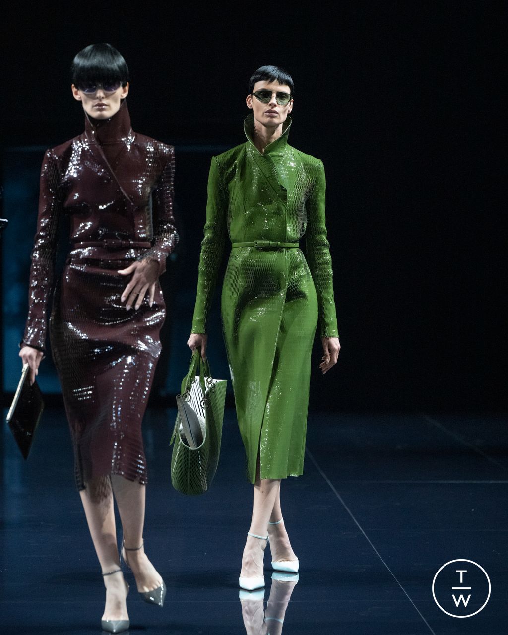 Fashion Week Paris Spring/Summer 2026 look 3 from the Tom Ford collection womenswear