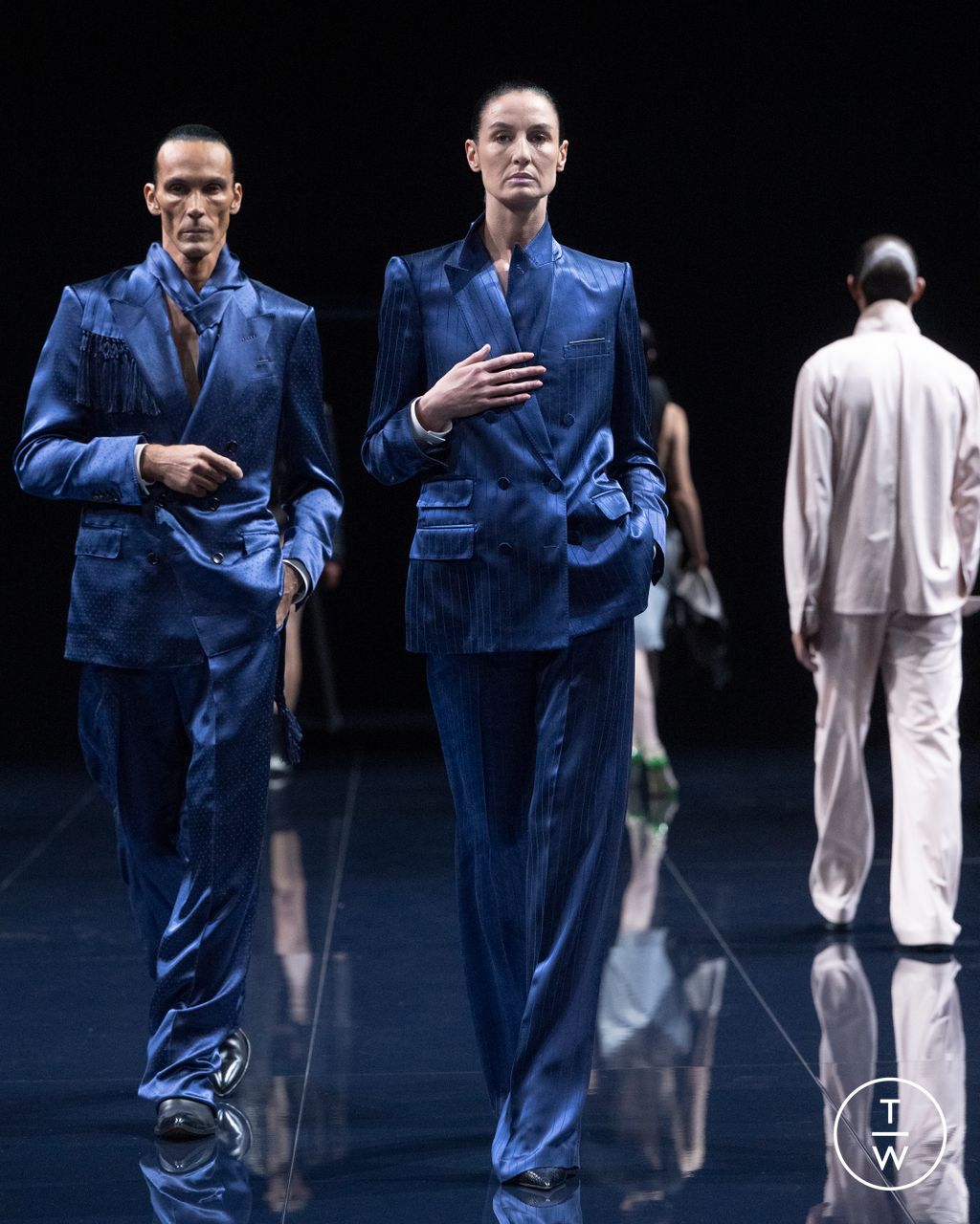 Fashion Week Paris Spring/Summer 2026 look 30 from the Tom Ford collection womenswear