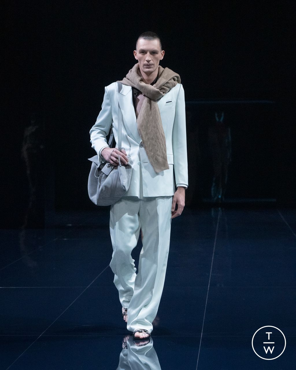 Fashion Week Paris Spring/Summer 2026 look 8 from the Tom Ford collection womenswear