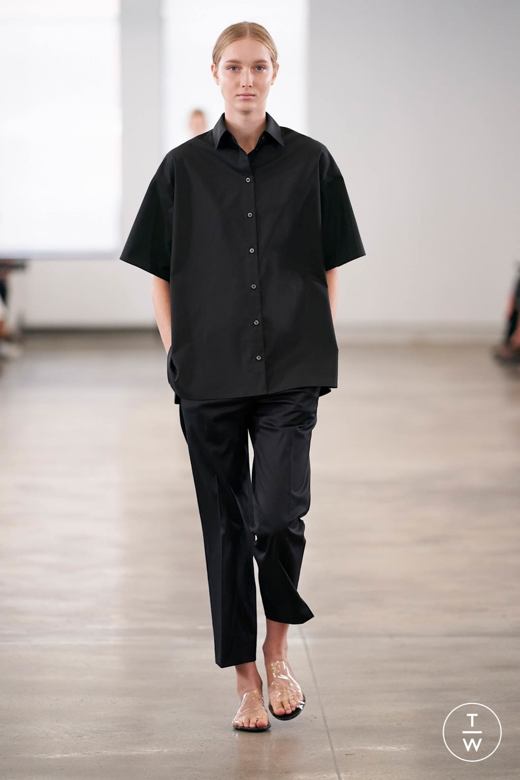 Fashion Week New York Spring/Summer 2020 look 1 from the The Row collection 女装