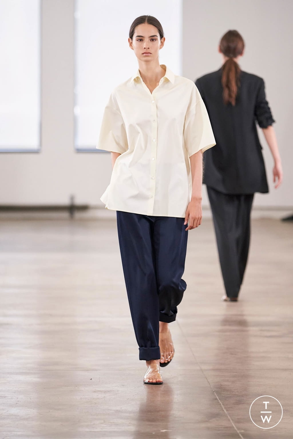 Fashion Week New York Spring/Summer 2020 look 14 from the The Row collection 女装