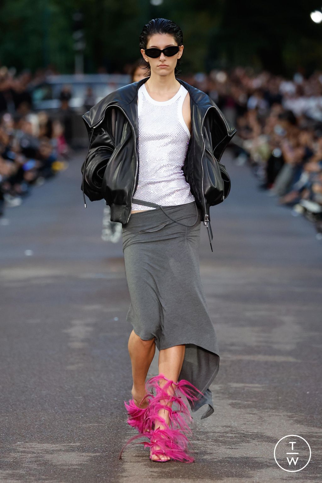 Fashion Week Milan Spring/Summer 2024 look 10 from the The Attico collection 女装