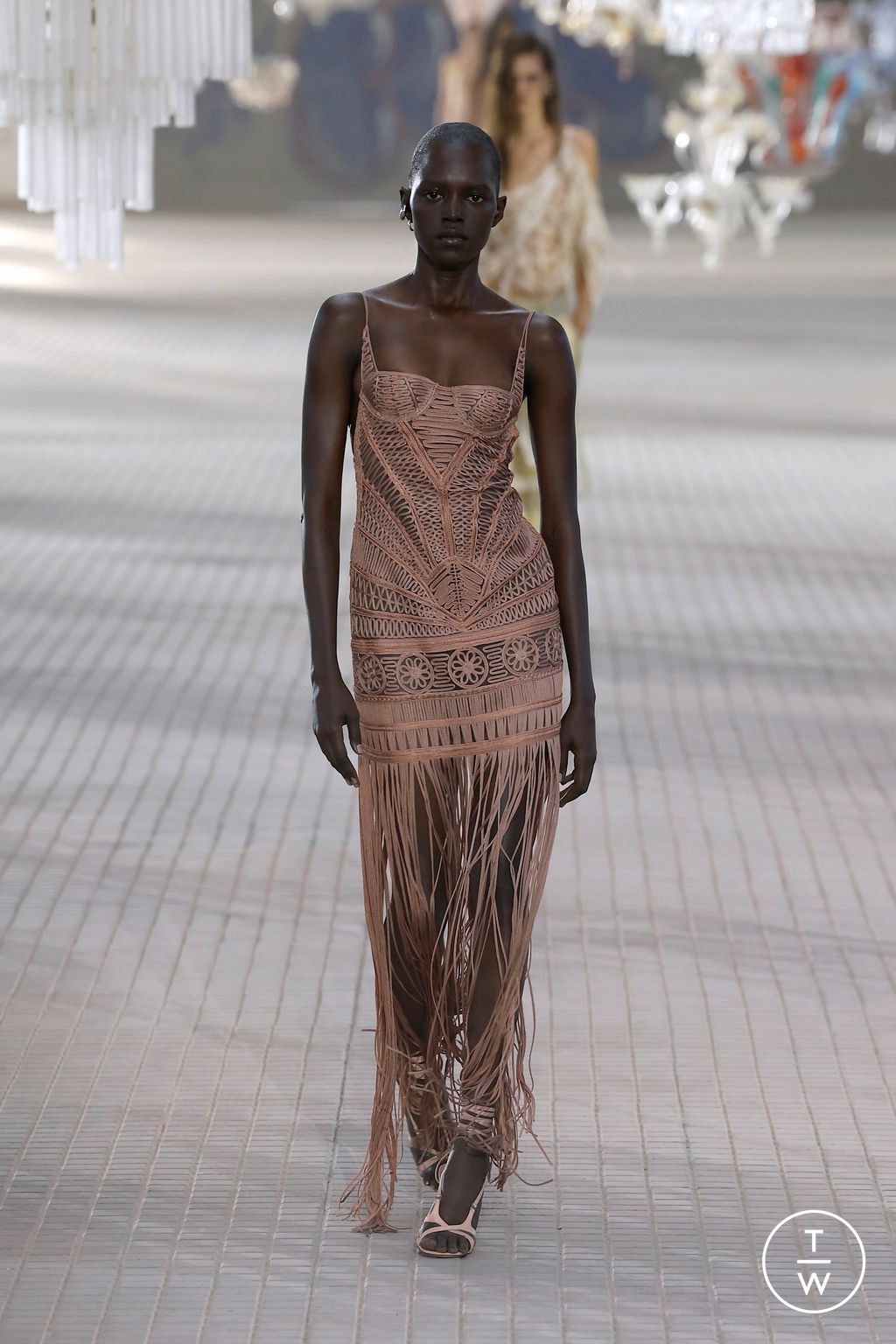 Fashion Week Milan Spring/Summer 2025 look 5 from the The Attico collection womenswear