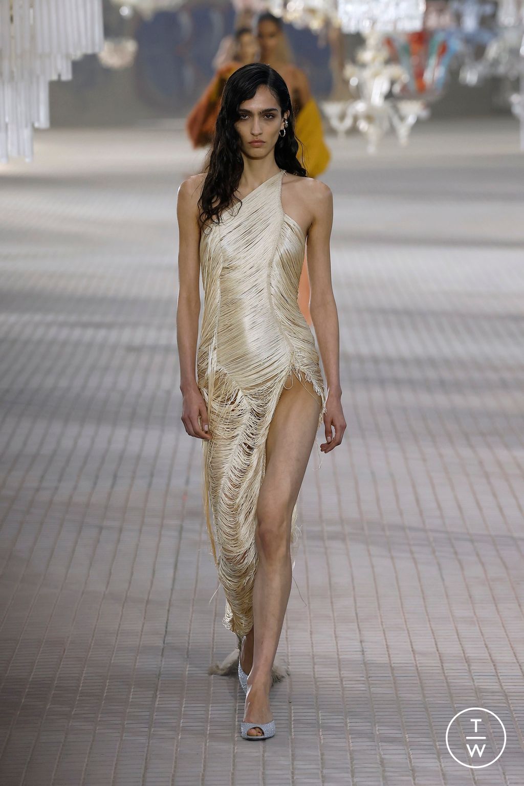 Fashion Week Milan Spring/Summer 2025 look 9 from the The Attico collection womenswear