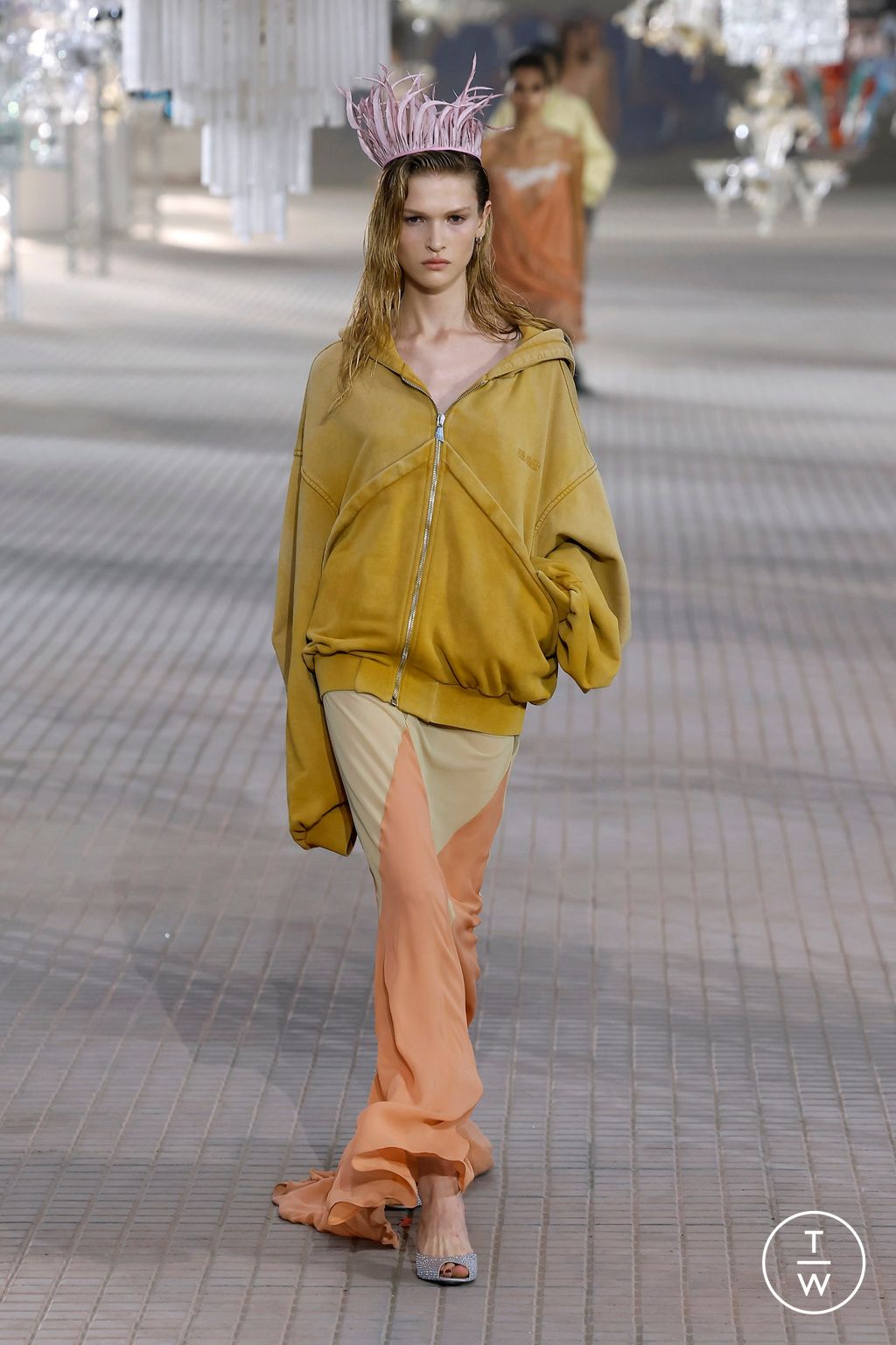 Fashion Week Milan Spring/Summer 2025 look 13 from the The Attico collection womenswear