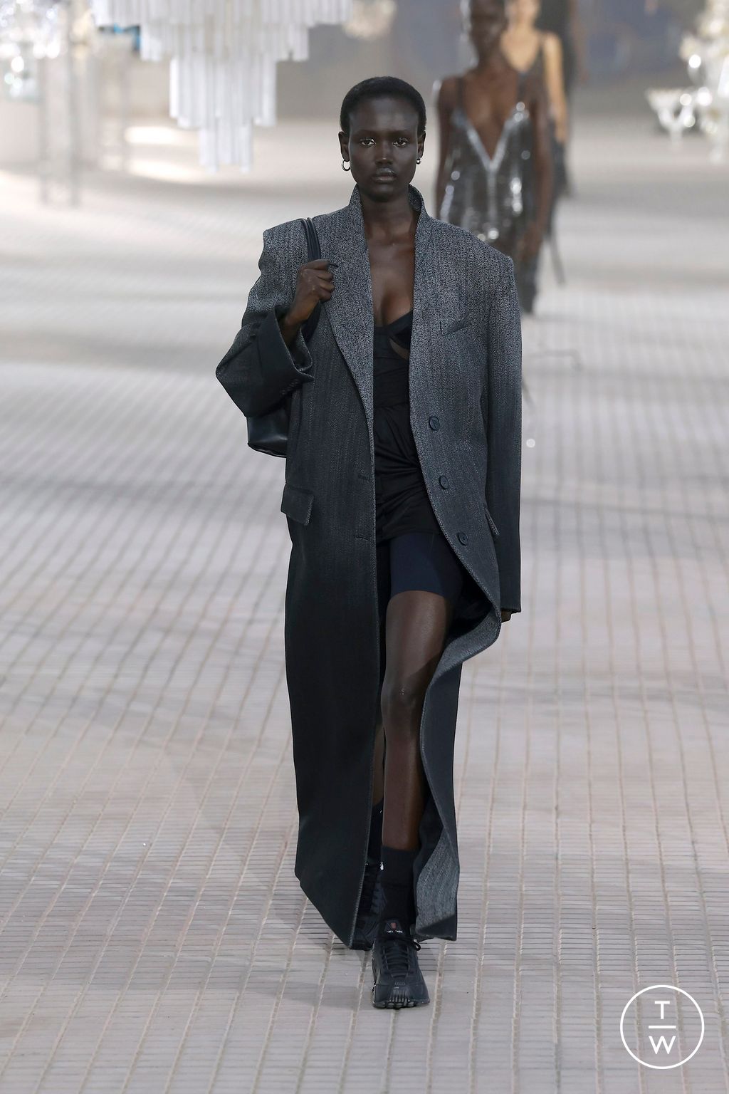Fashion Week Milan Spring/Summer 2025 look 22 from the The Attico collection womenswear