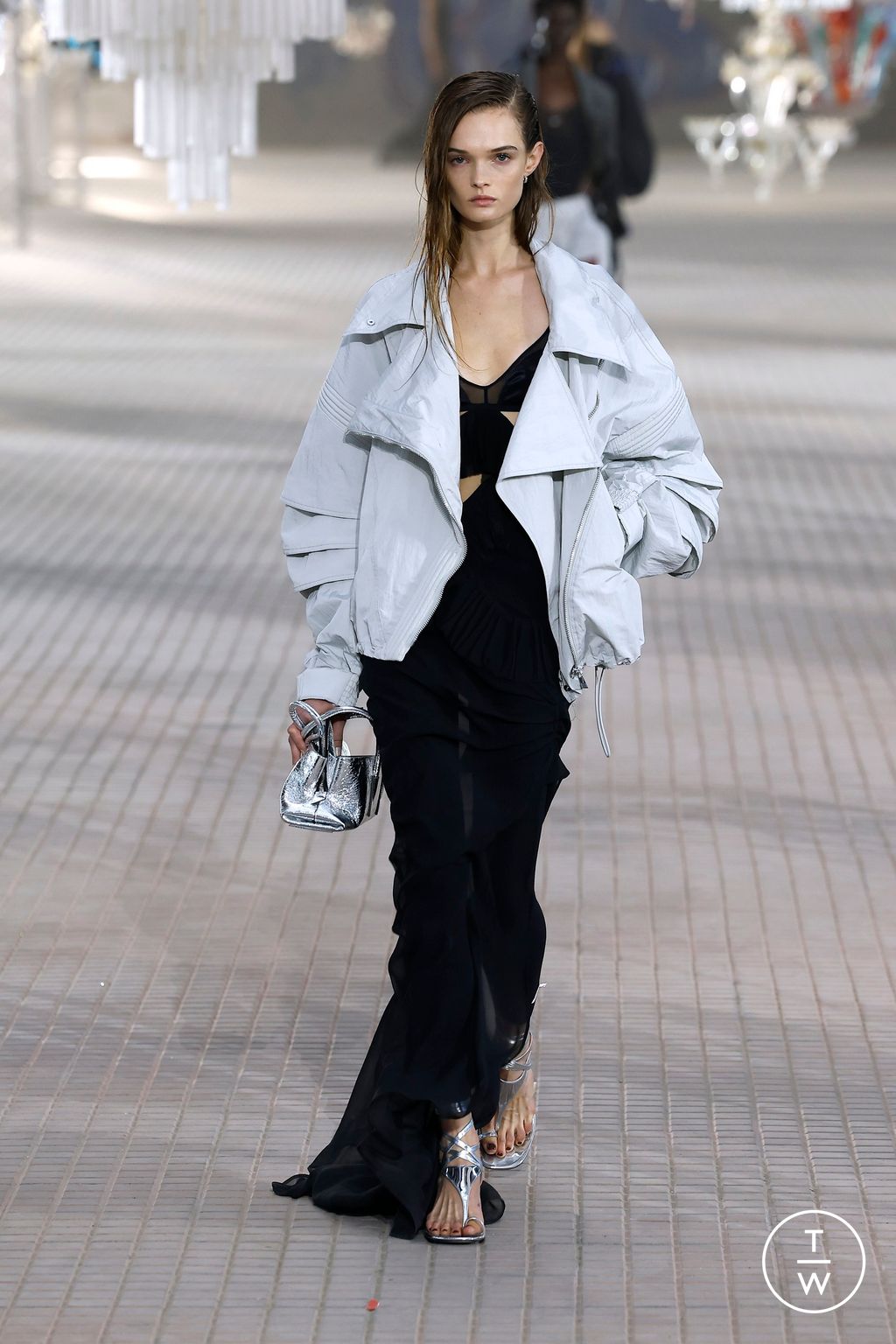 Fashion Week Milan Spring/Summer 2025 look 32 from the The Attico collection womenswear