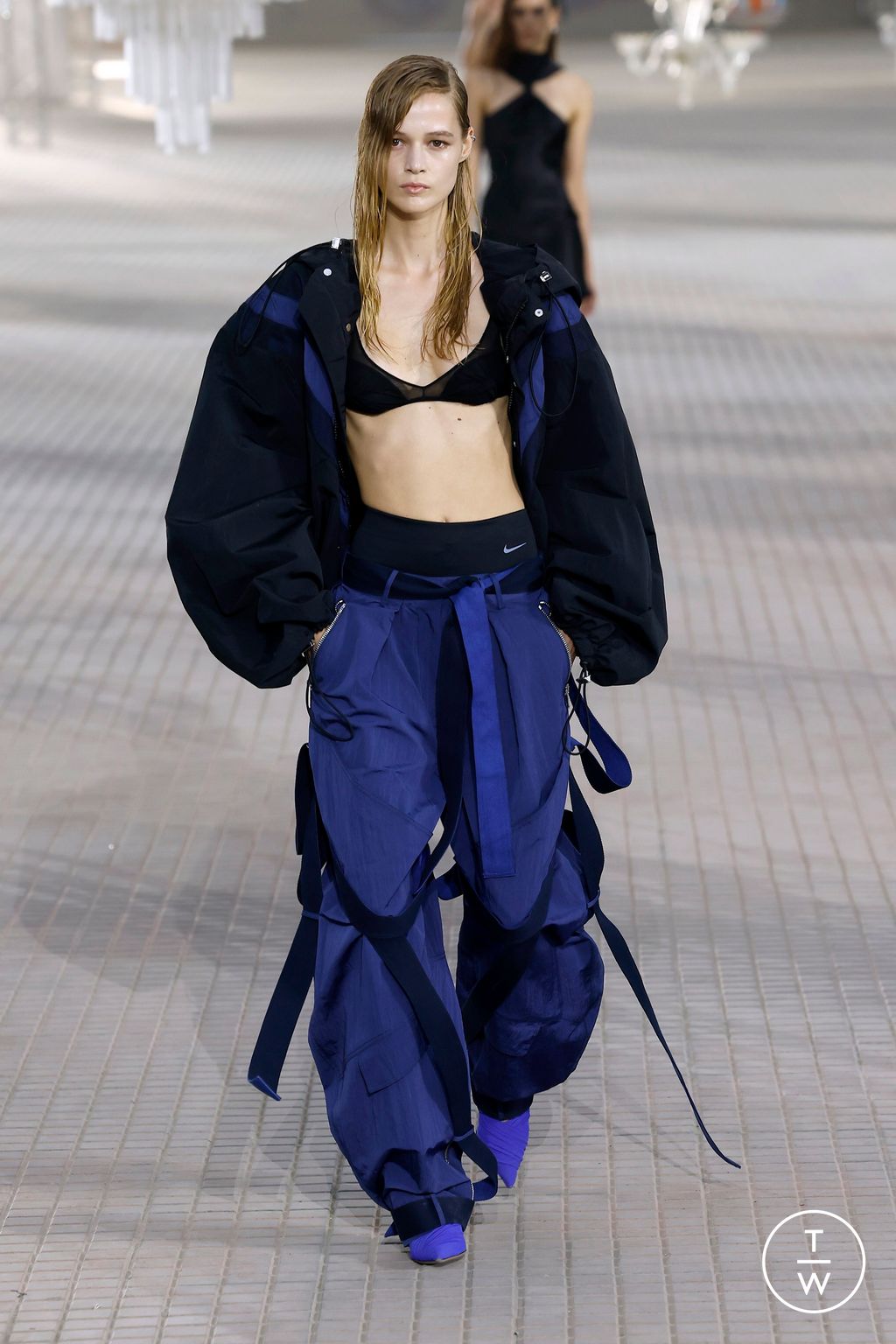 Fashion Week Milan Spring-Summer 2025 look 34 from the The Attico collection womenswear