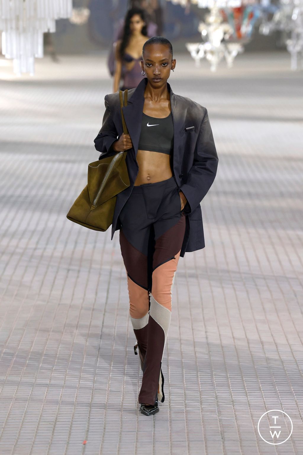 Fashion Week Milan Spring/Summer 2025 look 37 from the The Attico collection womenswear