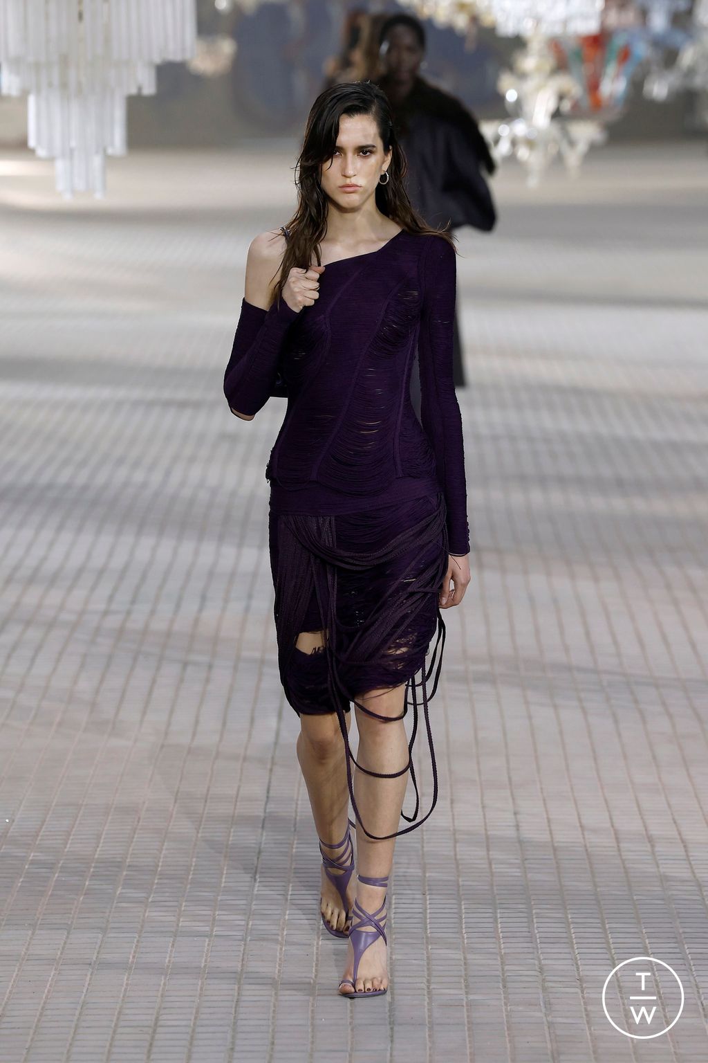 Fashion Week Milan Spring/Summer 2025 look 42 from the The Attico collection womenswear