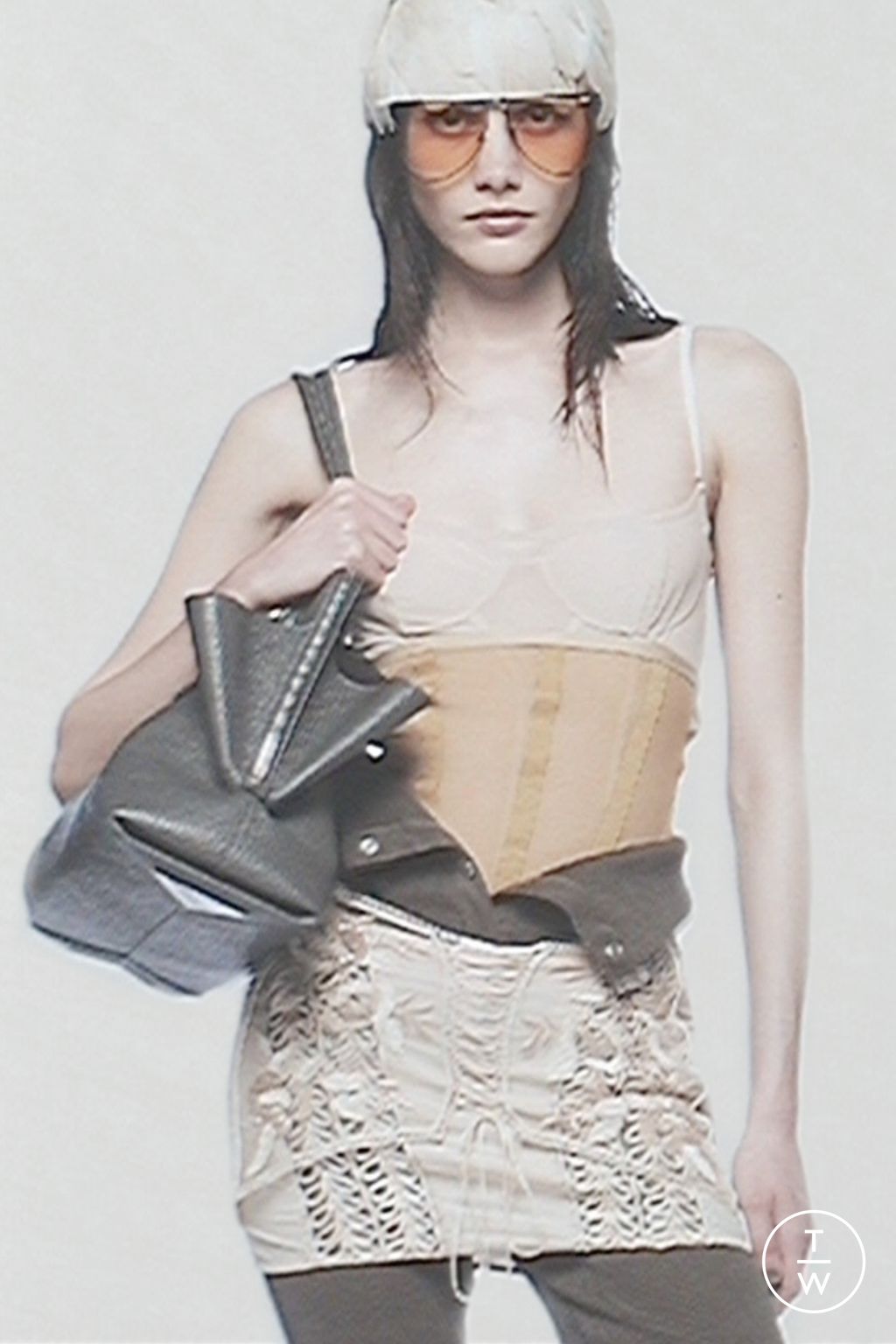 Fashion Week Milan Resort 2025 look 12 from the The Attico collection womenswear