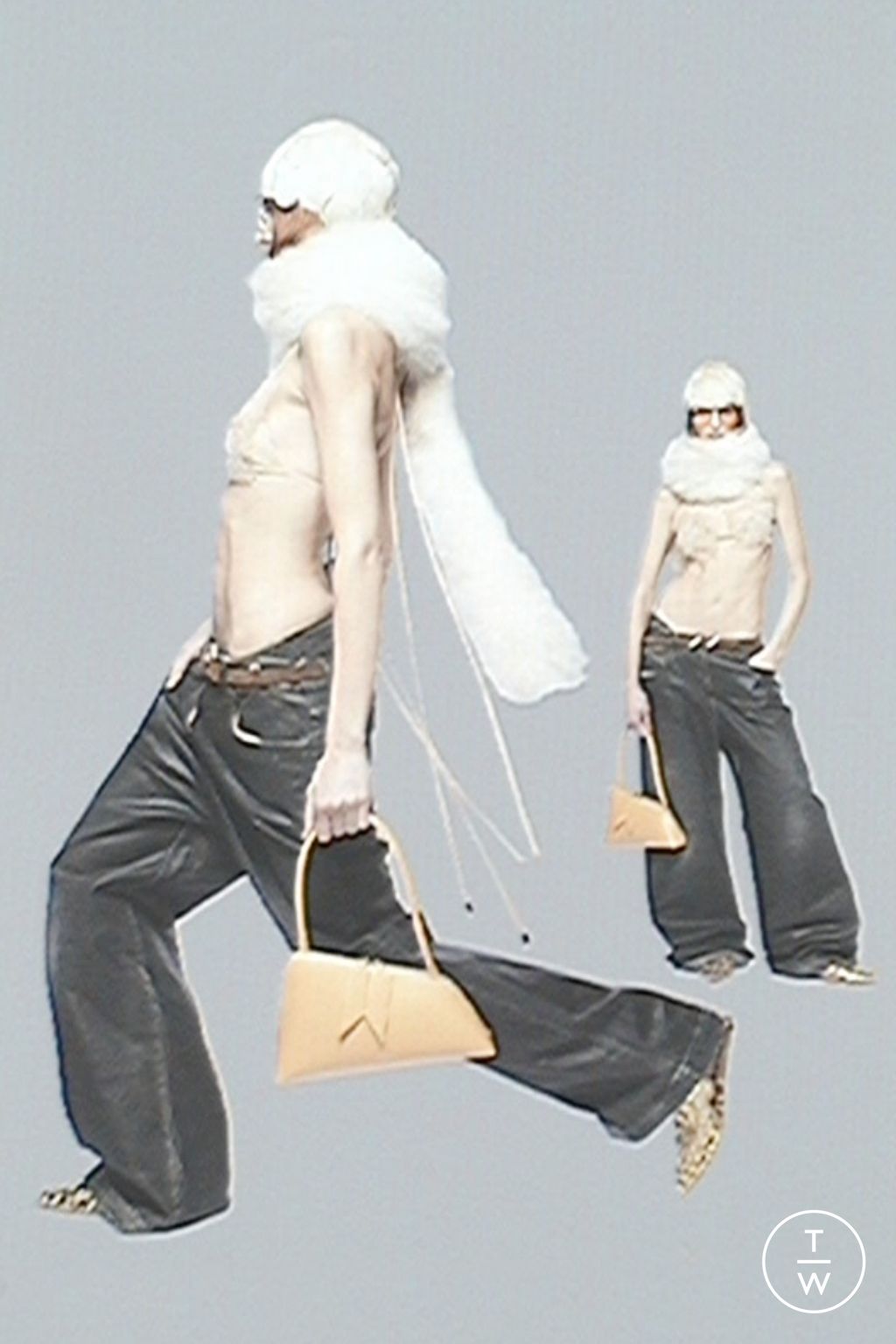 Fashion Week Milan Resort 2025 look 13 from the The Attico collection womenswear