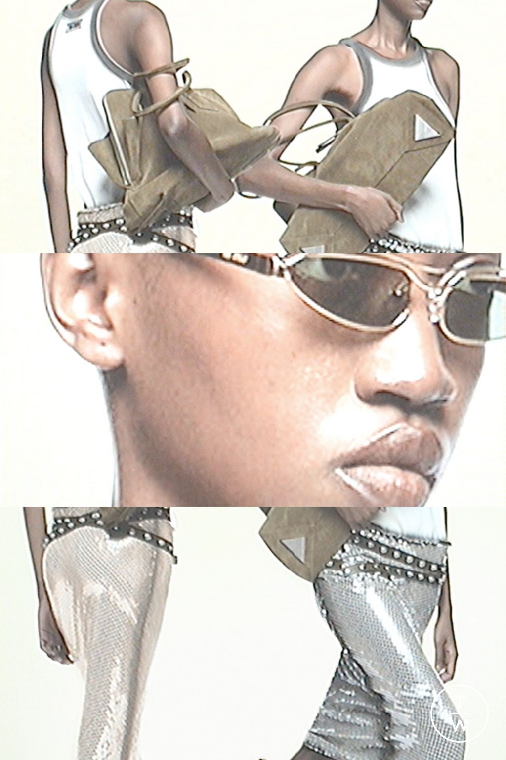 Fashion Week Milan Resort 2025 look 15 from the The Attico collection womenswear