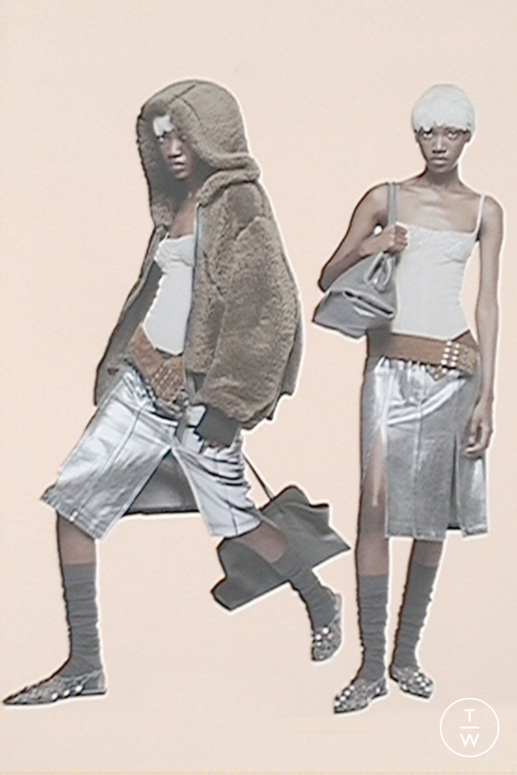 Fashion Week Milan Resort 2025 look 19 from the The Attico collection womenswear