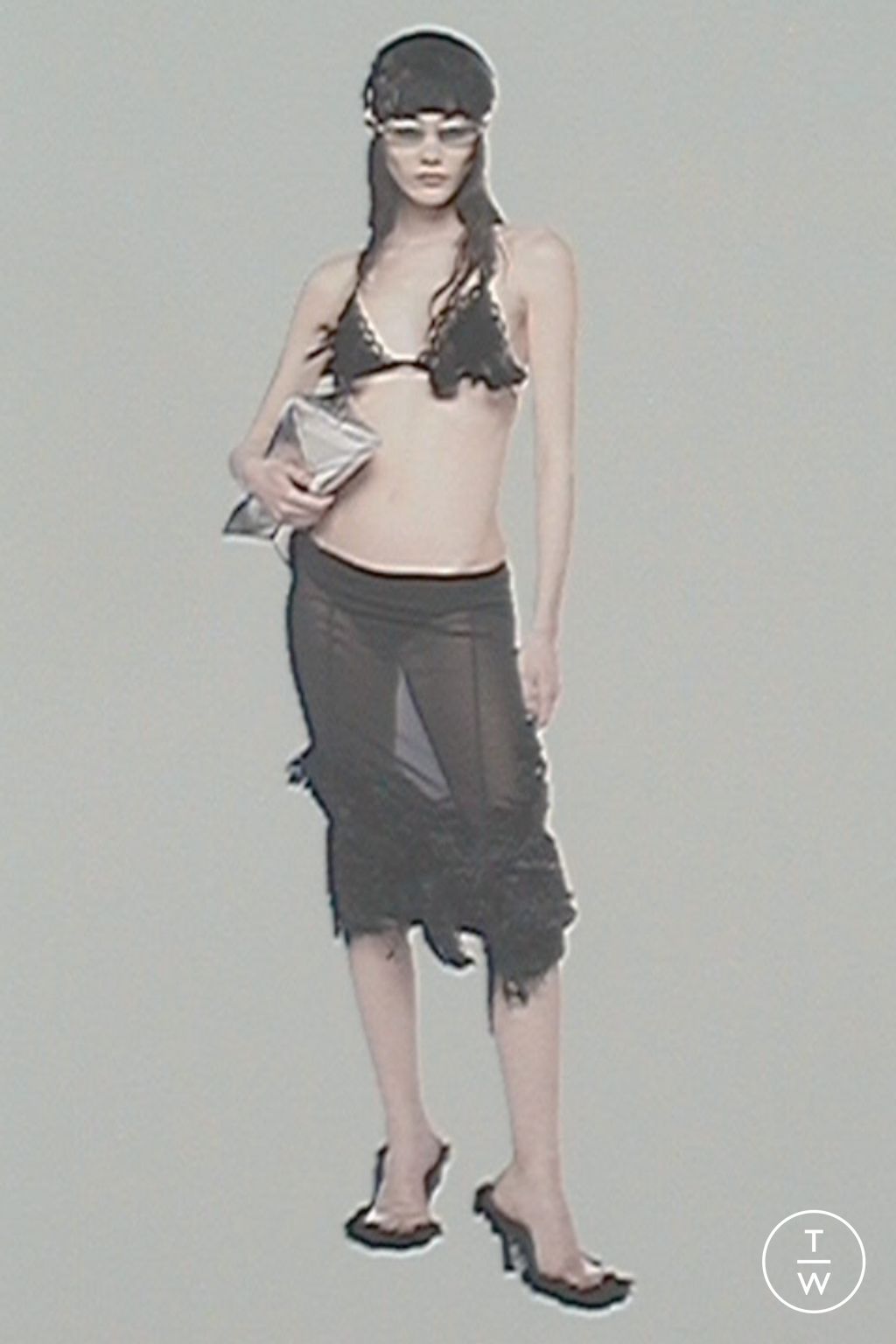 Fashion Week Milan Resort 2025 look 2 from the The Attico collection womenswear