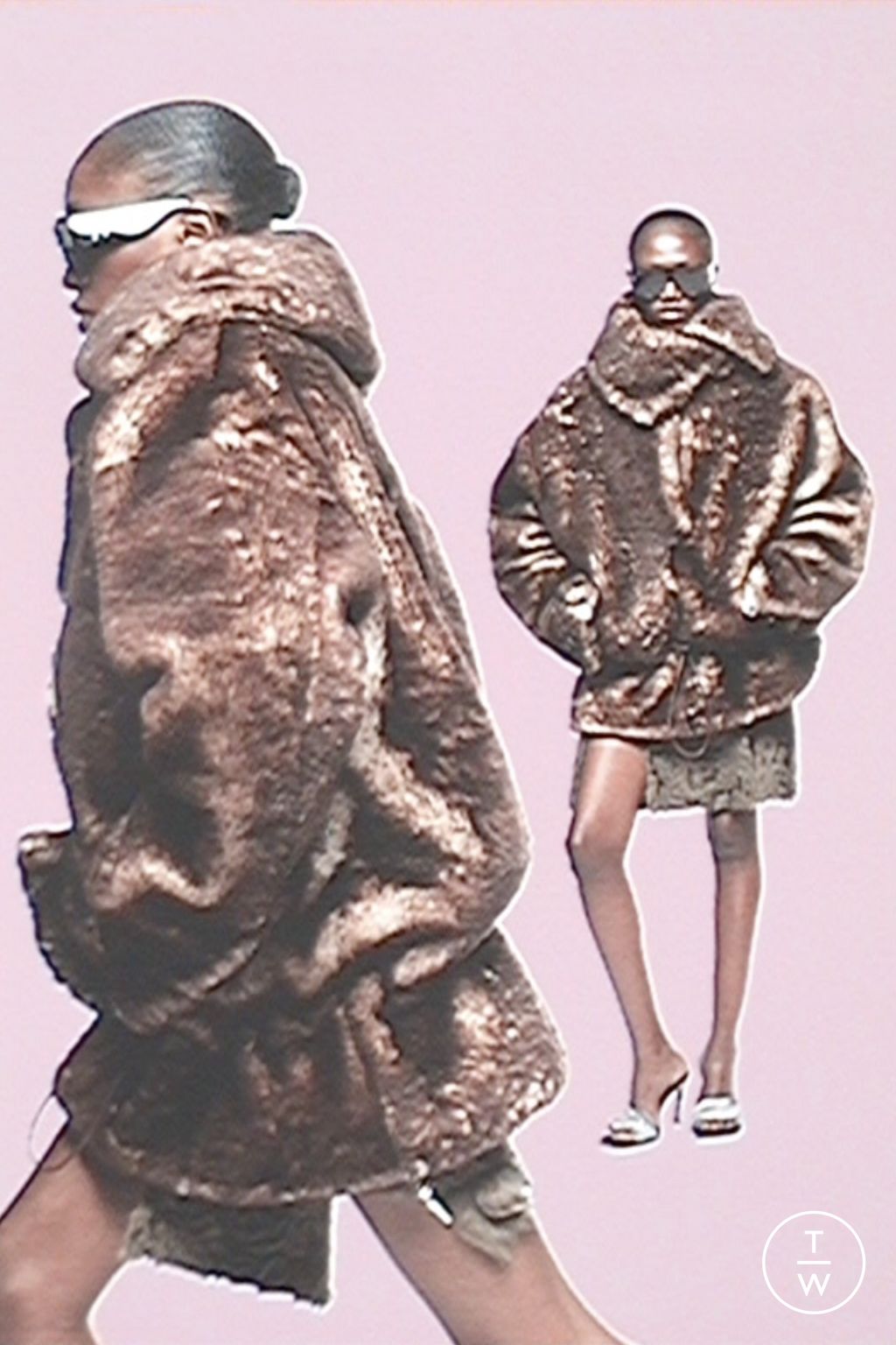 Fashion Week Milan Resort 2025 look 21 from the The Attico collection womenswear