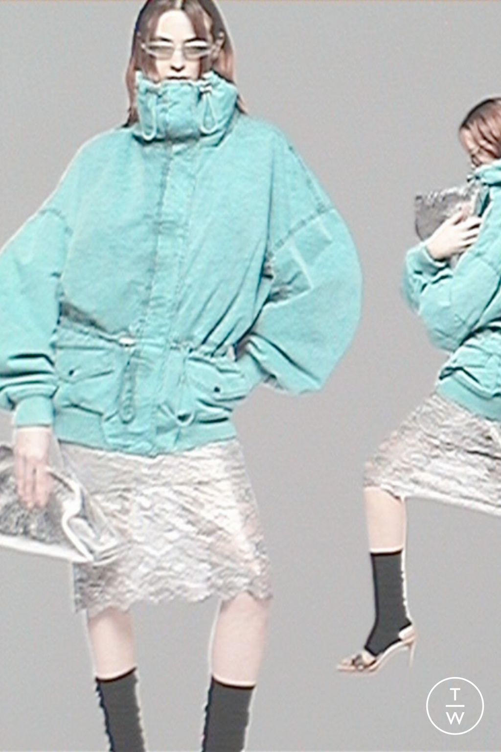 Fashion Week Milan Resort 2025 look 27 from the The Attico collection womenswear