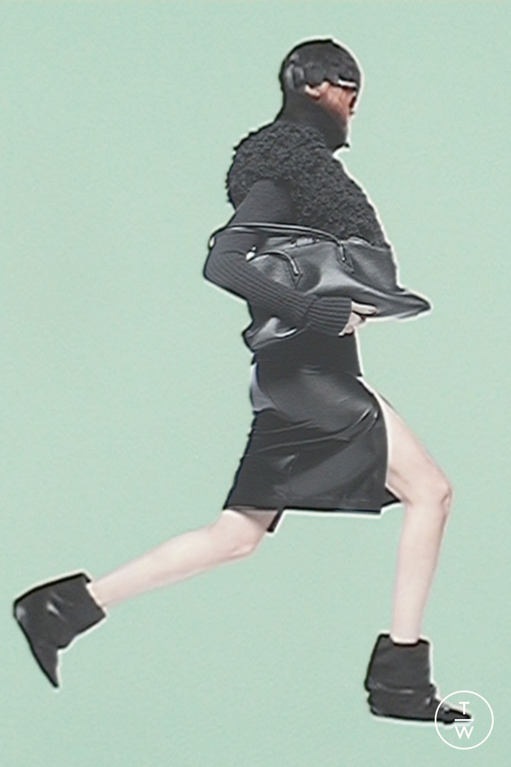 Fashion Week Milan Resort 2025 look 3 from the The Attico collection womenswear