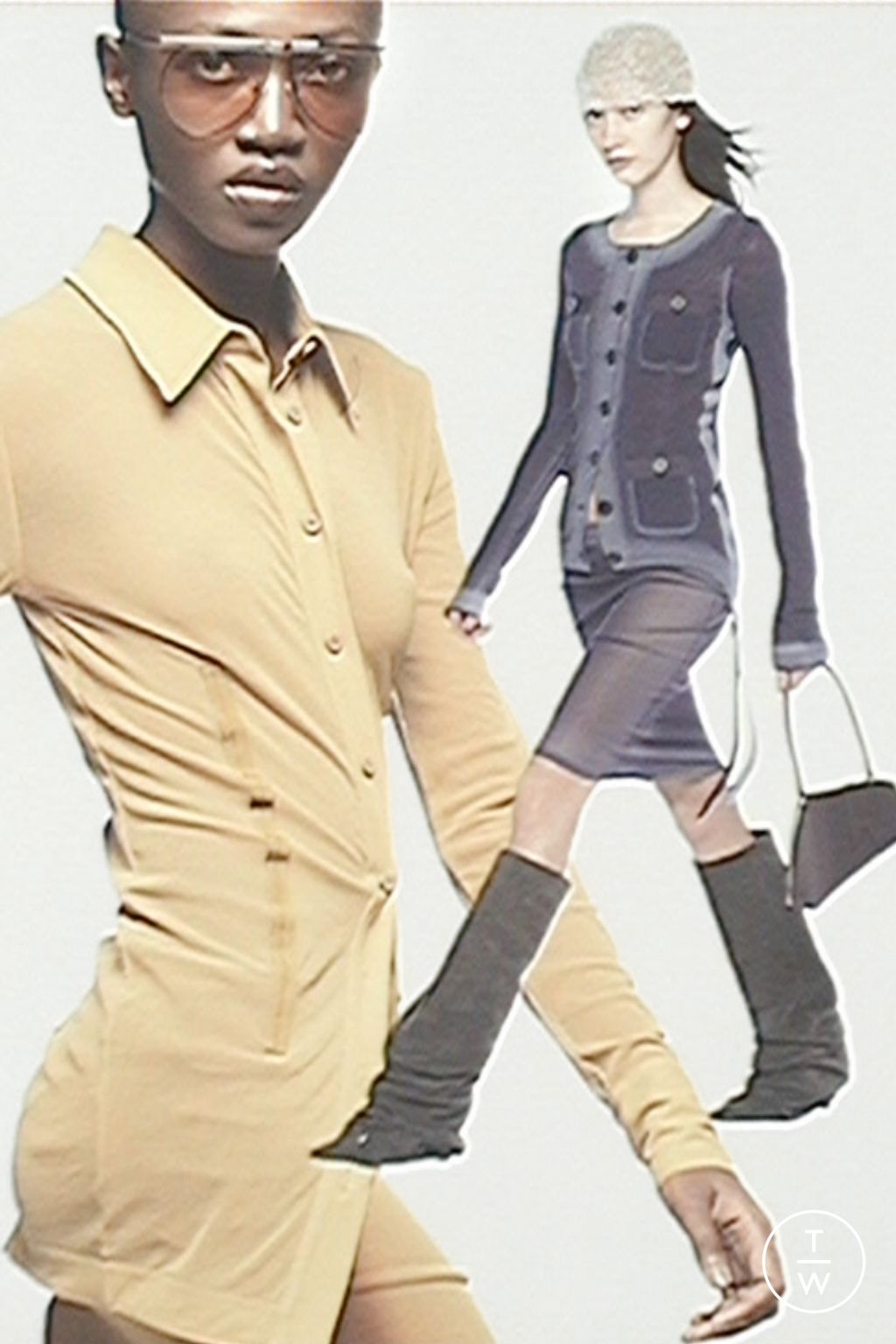 Fashion Week Milan Resort 2025 look 30 from the The Attico collection womenswear