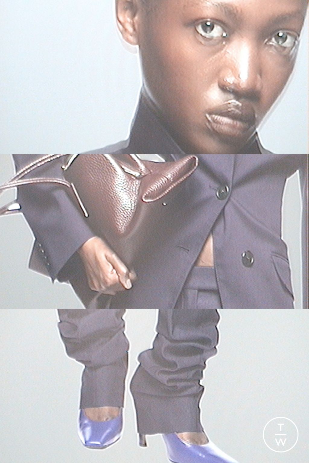 Fashion Week Milan Resort 2025 look 31 from the The Attico collection womenswear