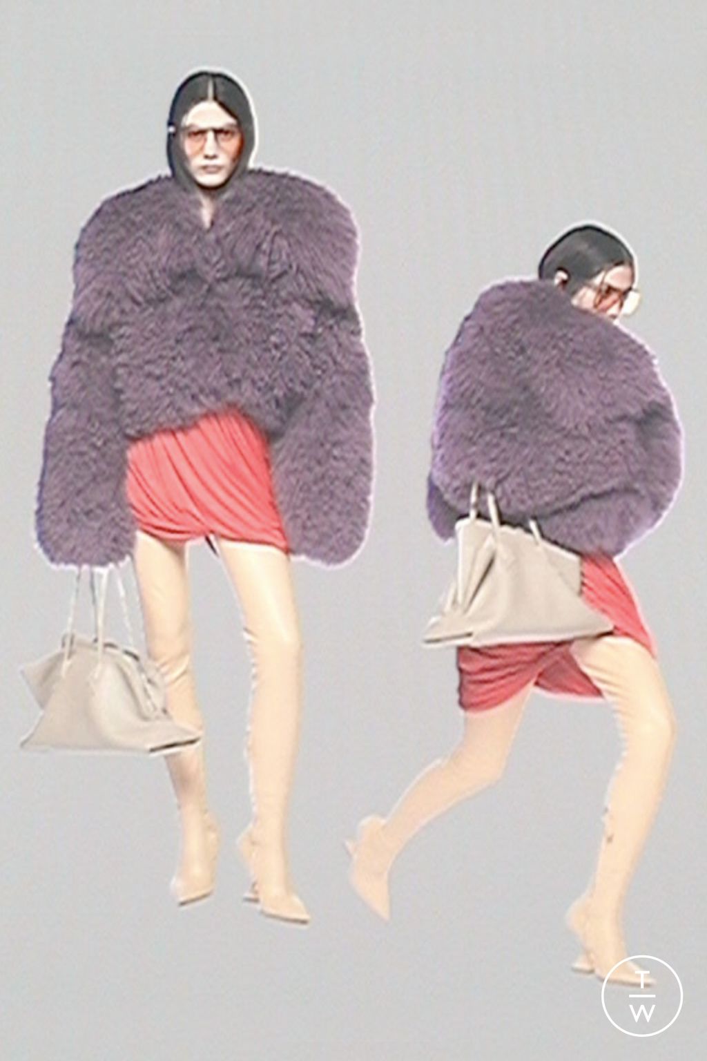 Fashion Week Milan Resort 2025 look 33 from the The Attico collection womenswear