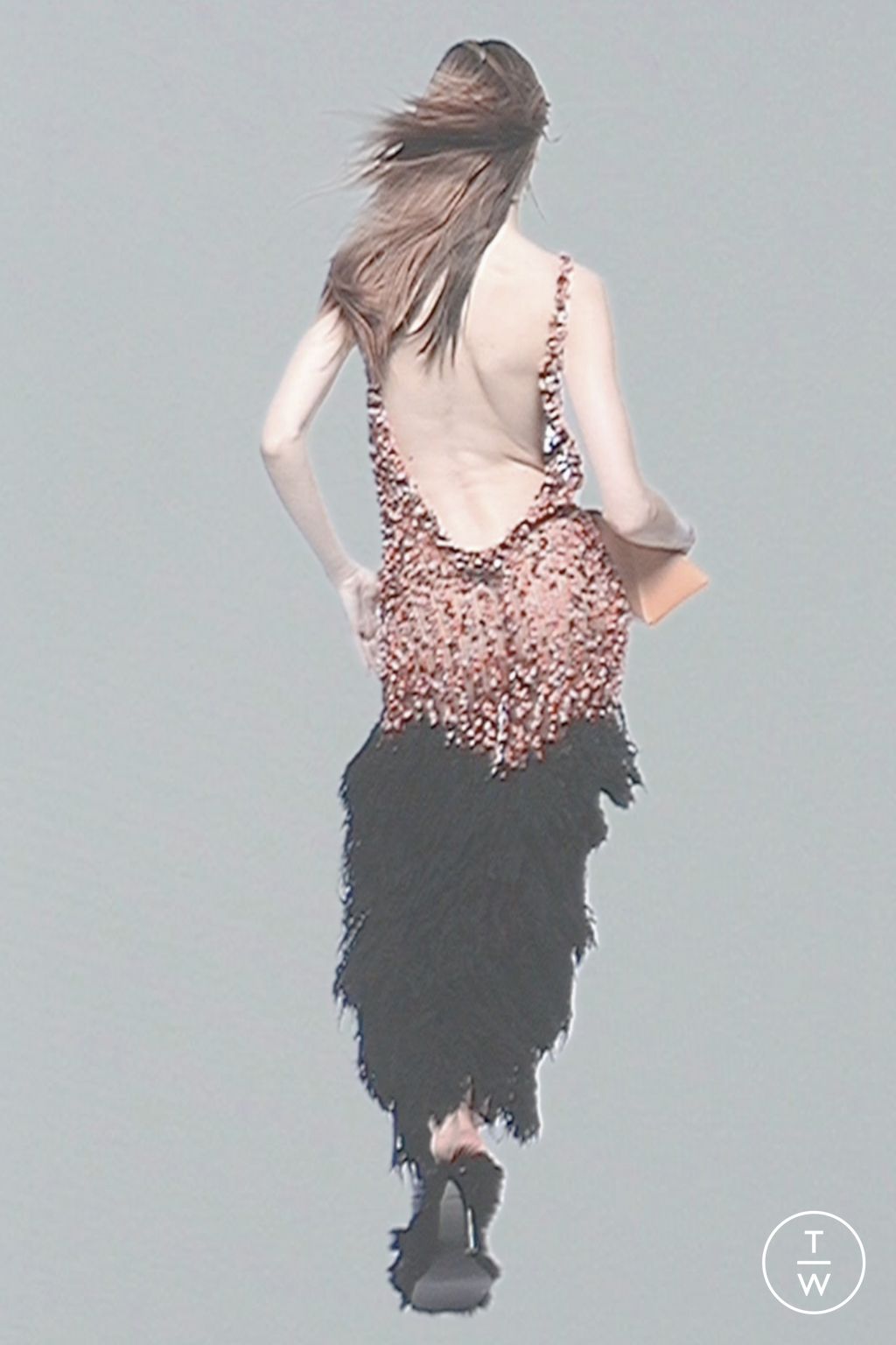 Fashion Week Milan Resort 2025 look 34 from the The Attico collection womenswear