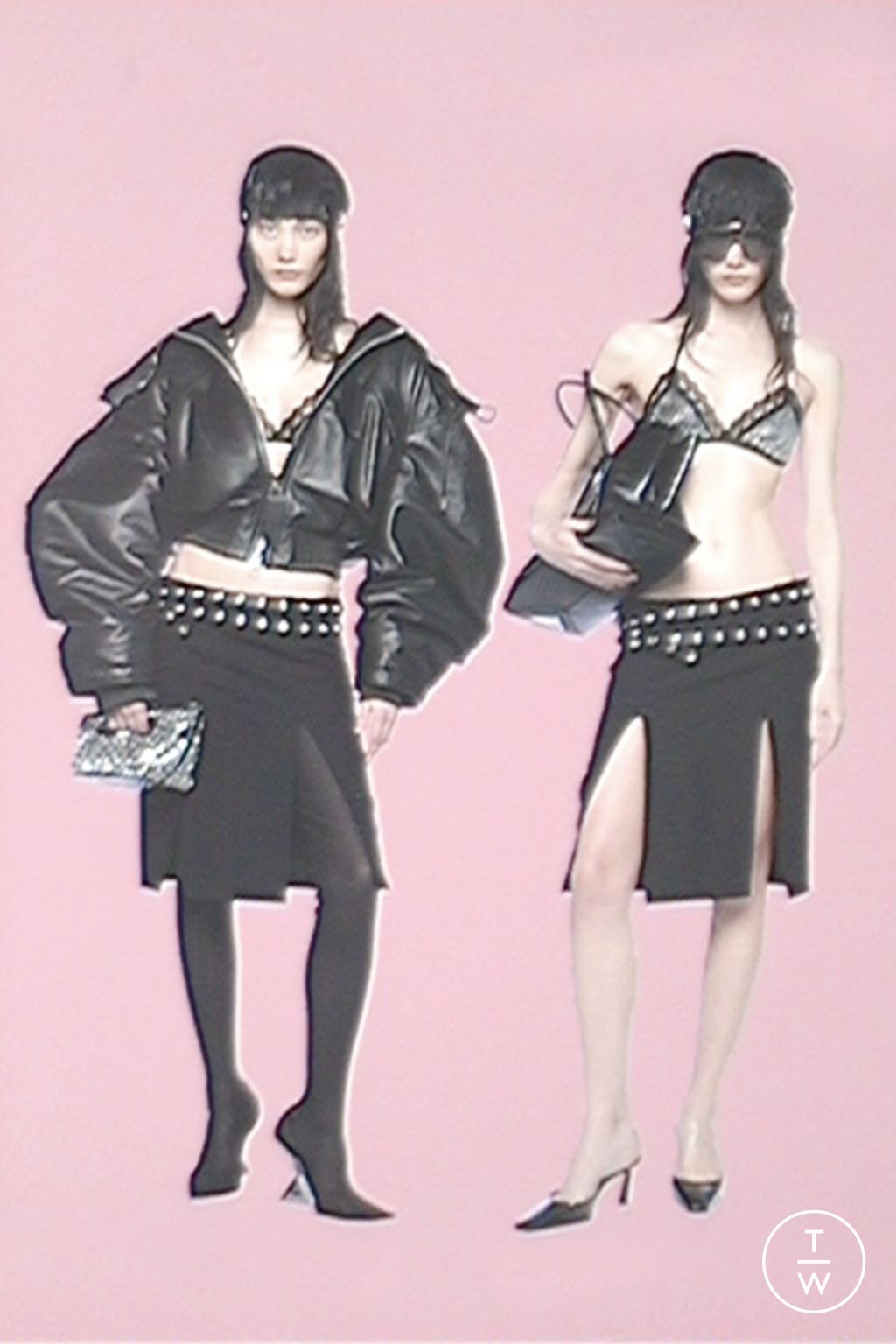 Fashion Week Milan Resort 2025 look 8 from the The Attico collection womenswear