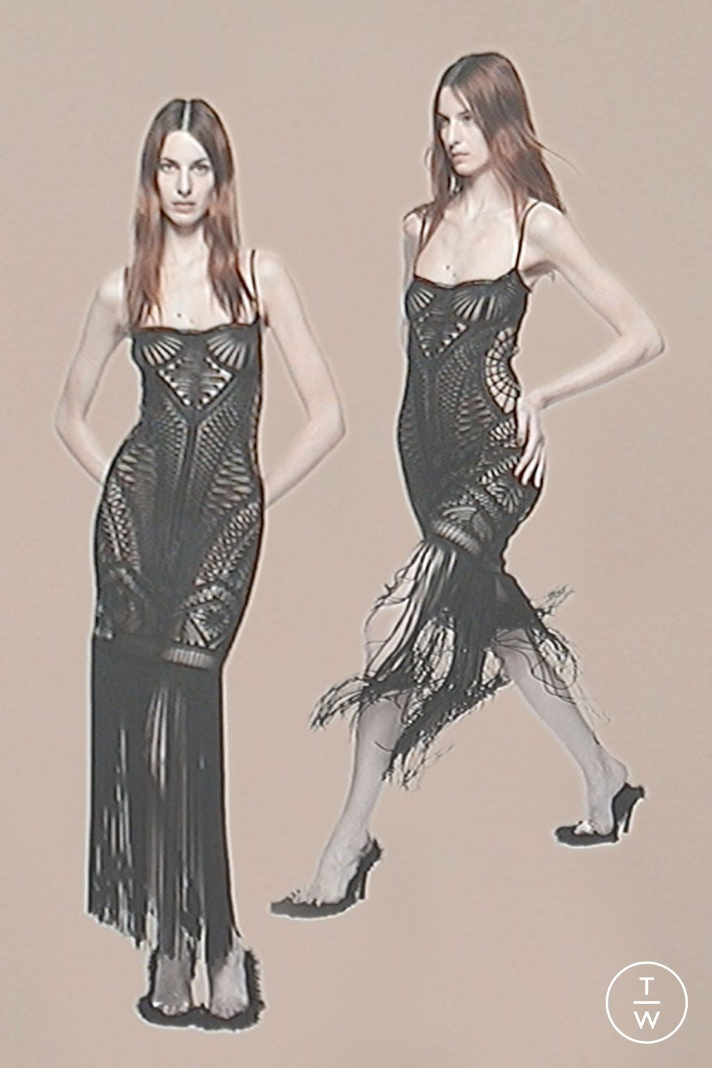 Fashion Week Milan Resort 2025 look 9 from the The Attico collection womenswear