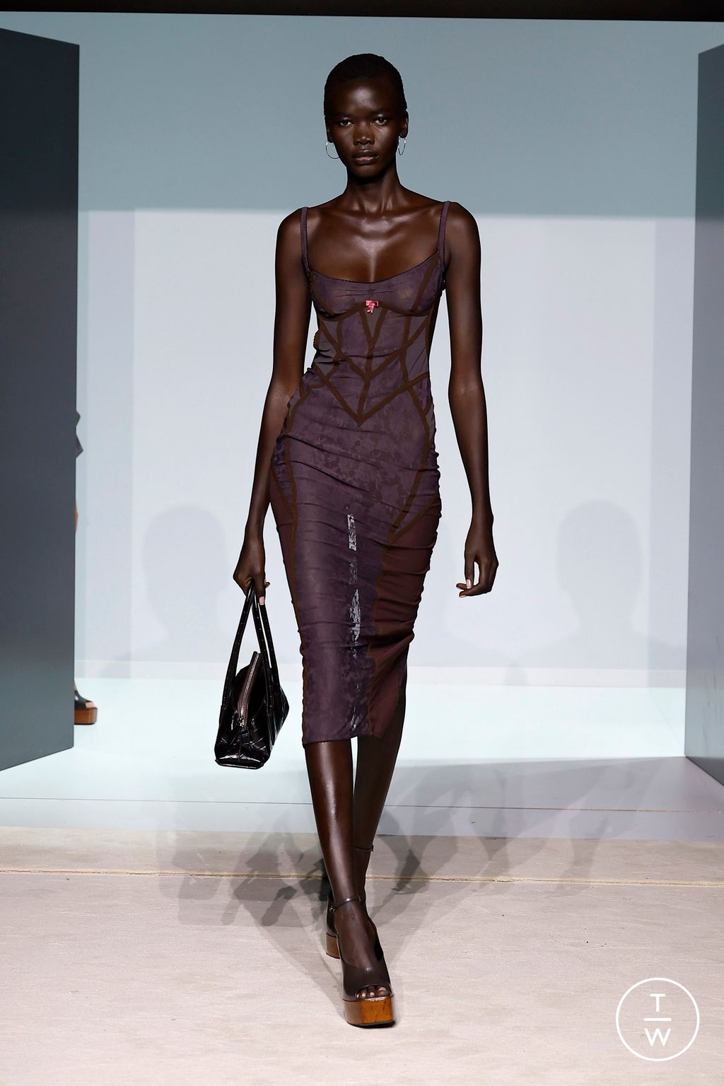 Fashion Week Milan Spring/Summer 2026 look 6 from the The Attico collection womenswear