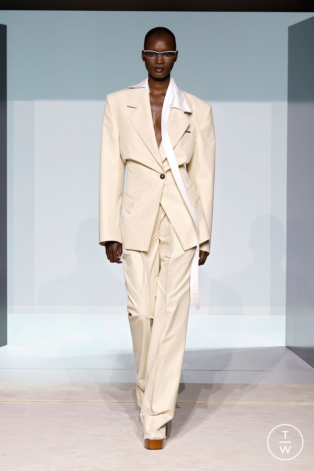 Fashion Week Milan Spring/Summer 2026 look 40 from the The Attico collection womenswear