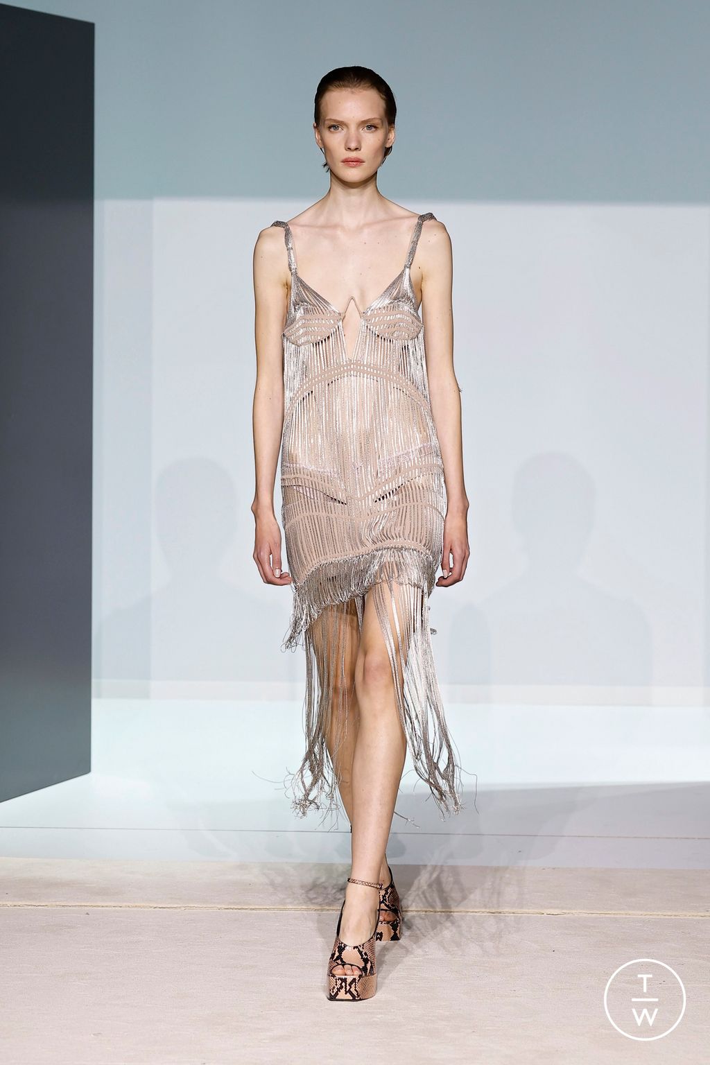 Fashion Week Milan Spring/Summer 2026 look 41 from the The Attico collection womenswear