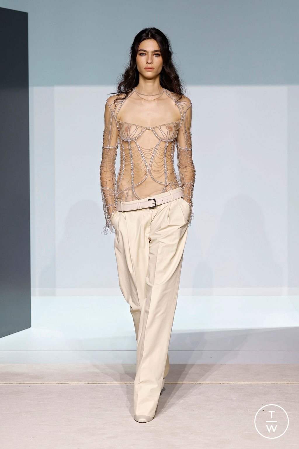 Fashion Week Milan Spring/Summer 2026 look 42 from the The Attico collection womenswear