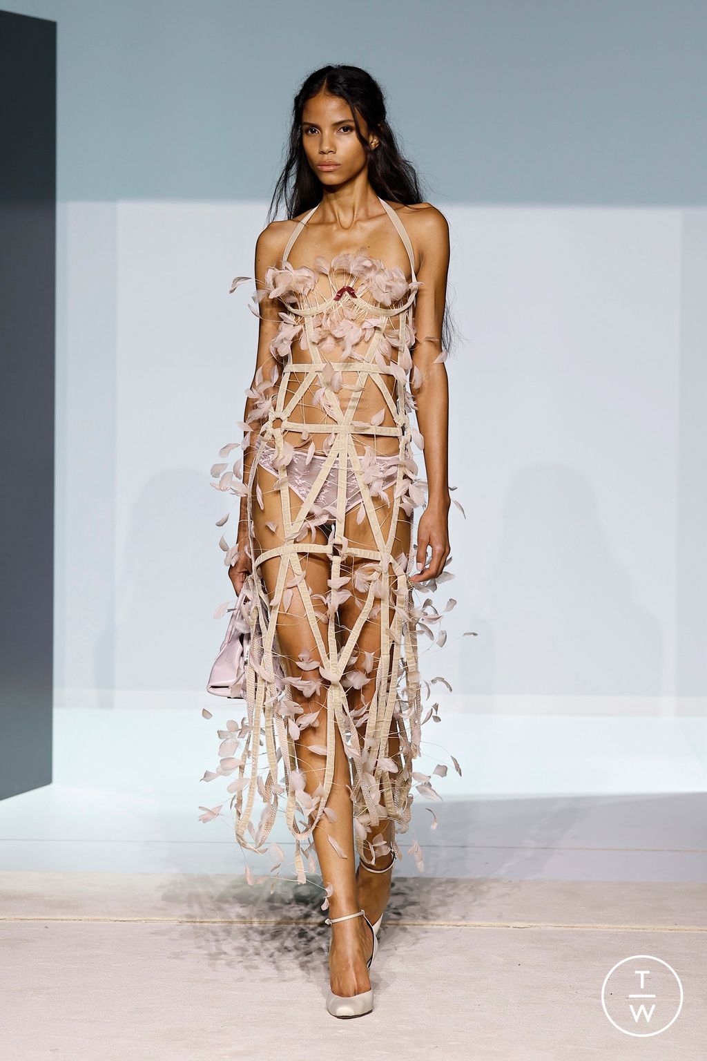 Fashion Week Milan Spring/Summer 2026 look 43 from the The Attico collection womenswear