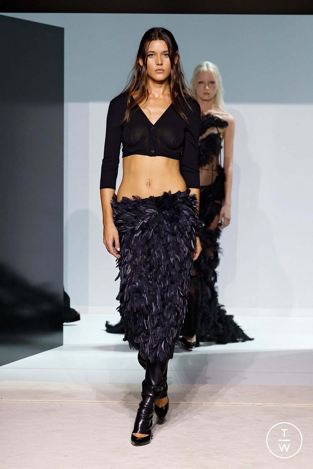 Fashion Week Milan Spring/Summer 2026 look 48 from the The Attico collection womenswear