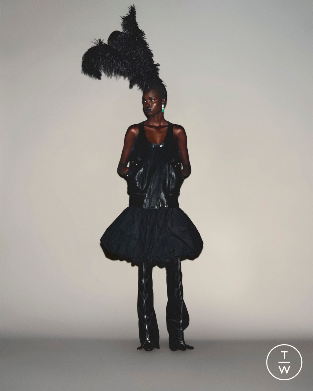 Fashion Week Milan Resort 2026 look 17 from the The Attico collection womenswear