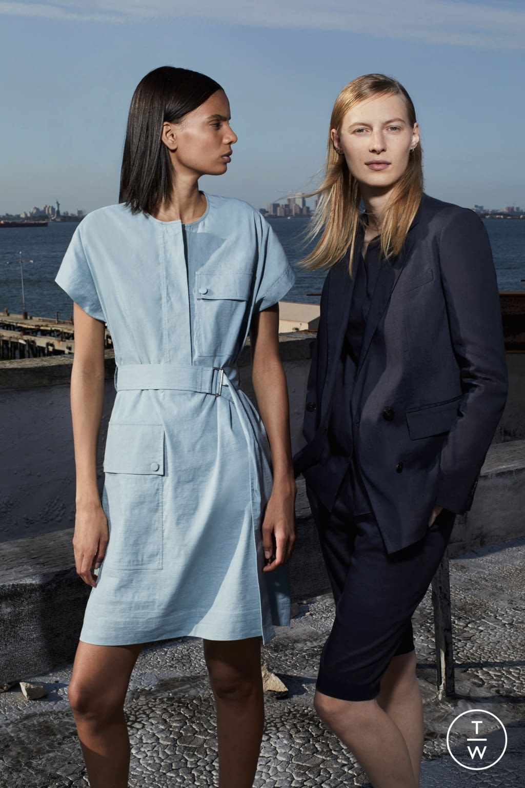 Fashion Week New York Spring/Summer 2021 look 10 de la collection Theory womenswear