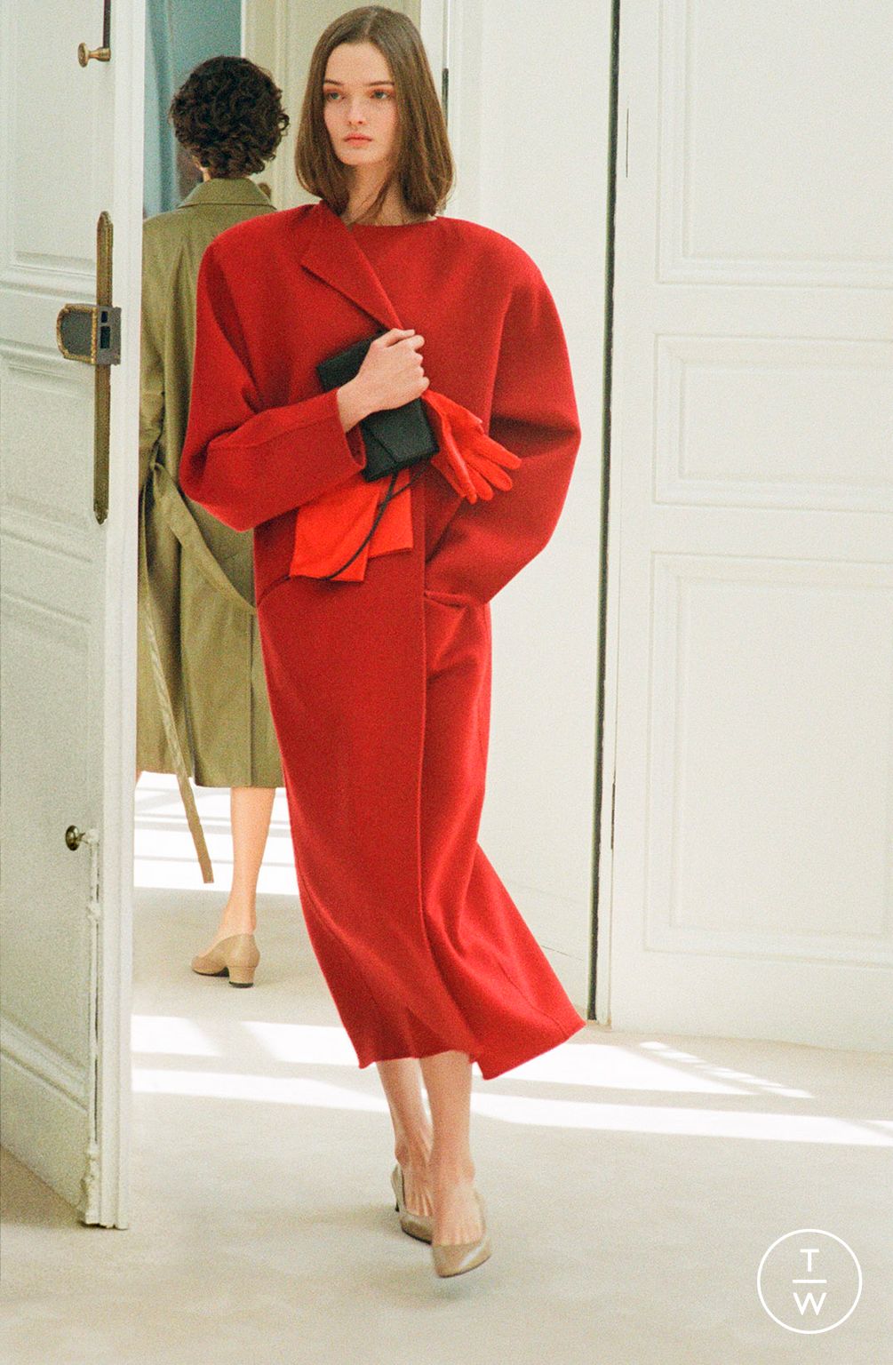 Fashion Week Paris Fall/Winter 2023 look 18 from the The Row collection womenswear