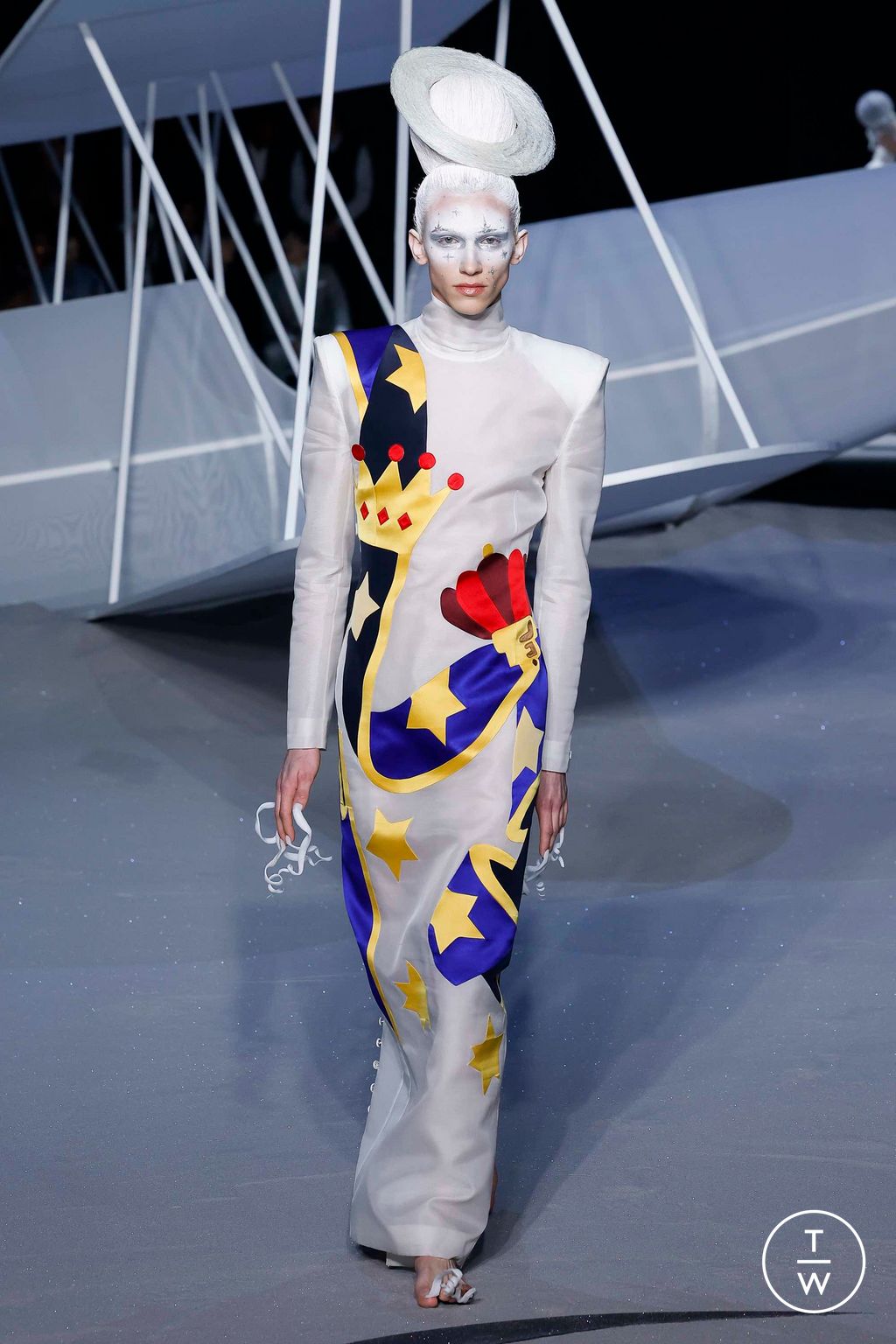 Fashion Week New York Fall/Winter 2023 look 4 from the Thom Browne collection 女装