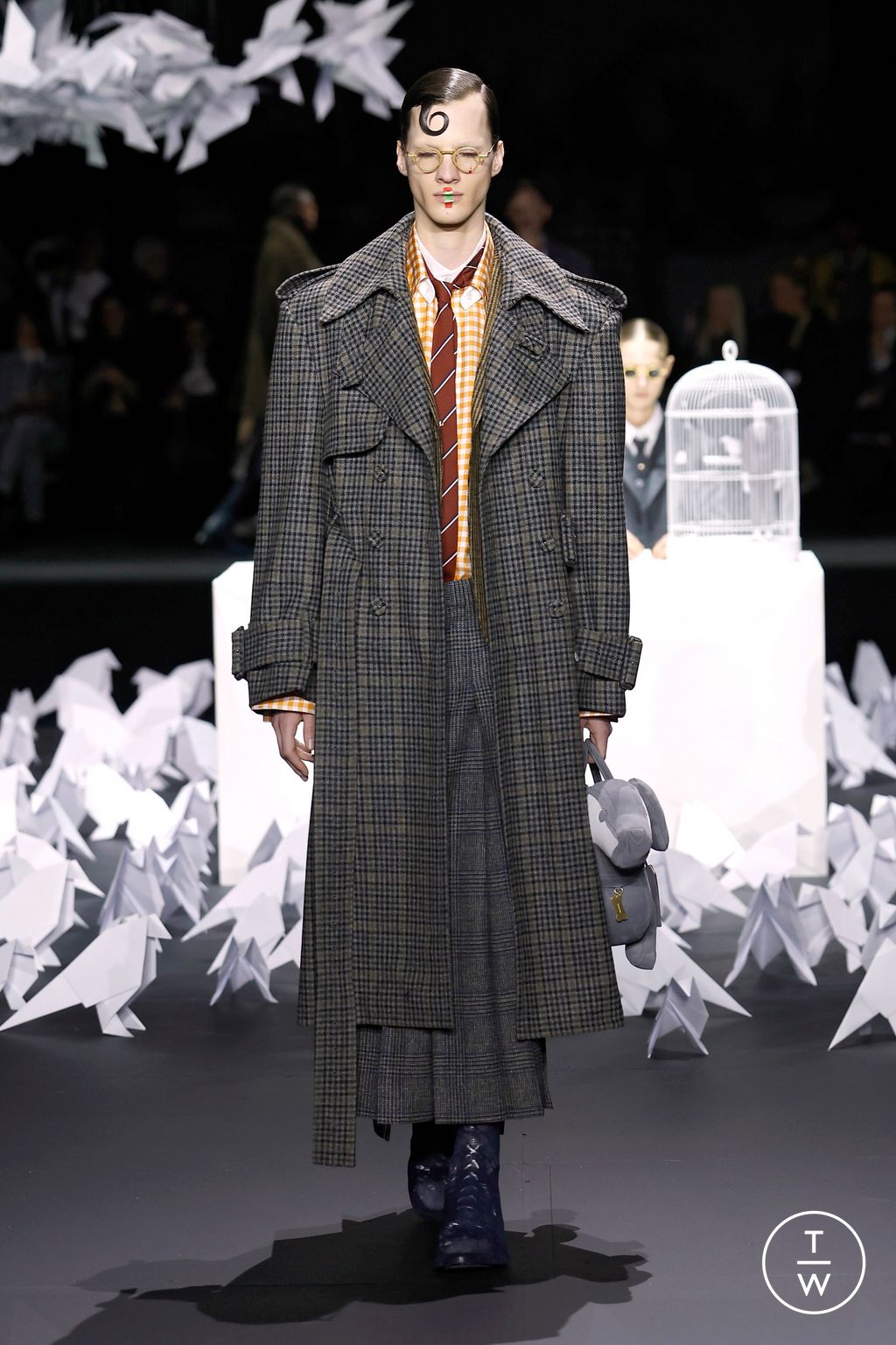 Fashion Week New York Fall/Winter 2025 look 23 de la collection Thom Browne womenswear