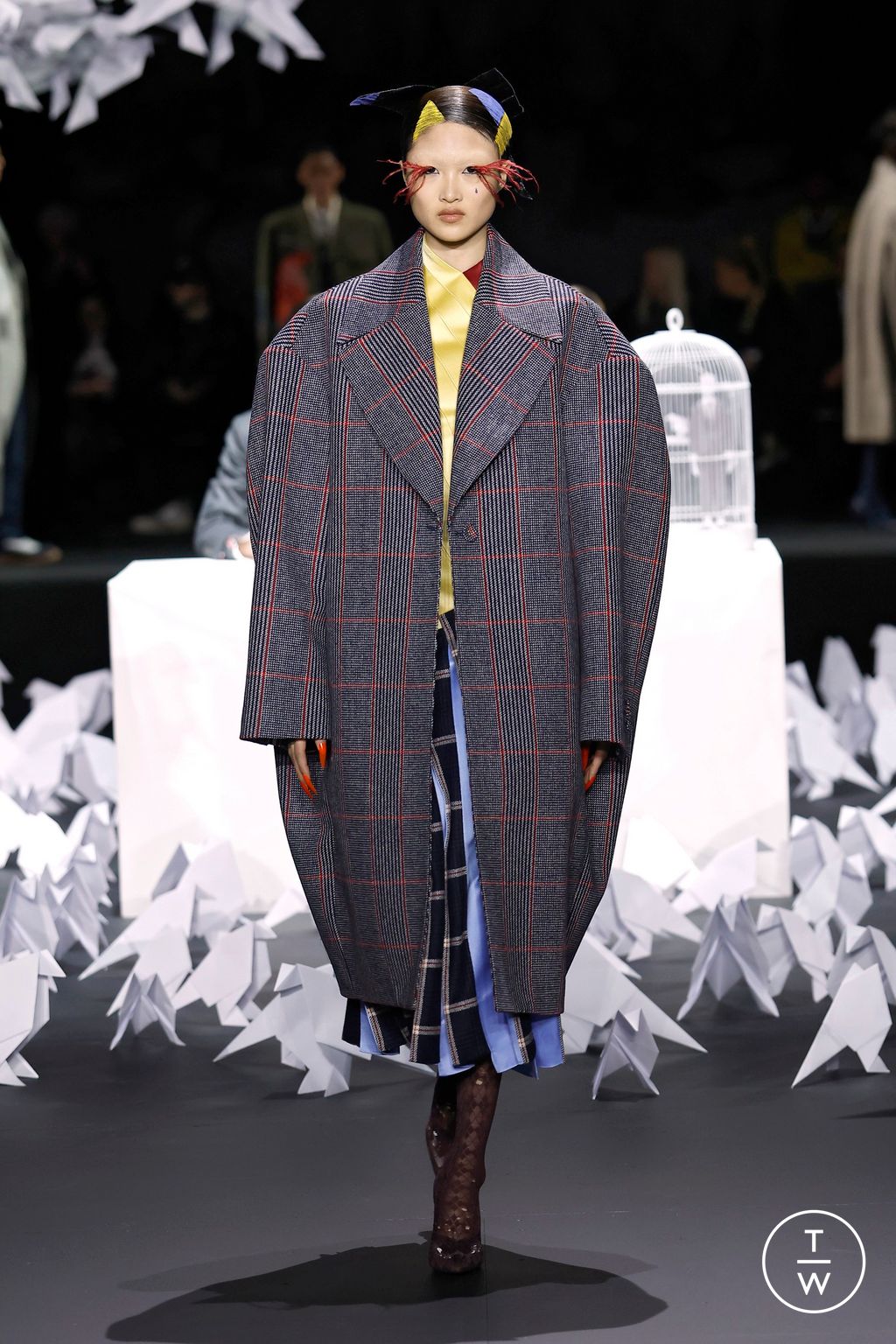 Fashion Week New York Fall/Winter 2025 look 26 de la collection Thom Browne womenswear