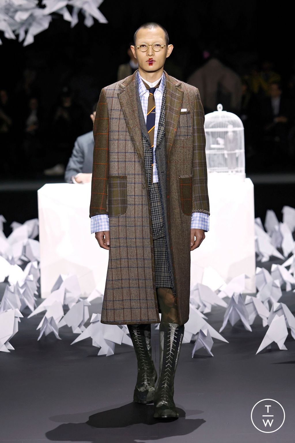 Fashion Week New York Fall/Winter 2025 look 33 de la collection Thom Browne womenswear