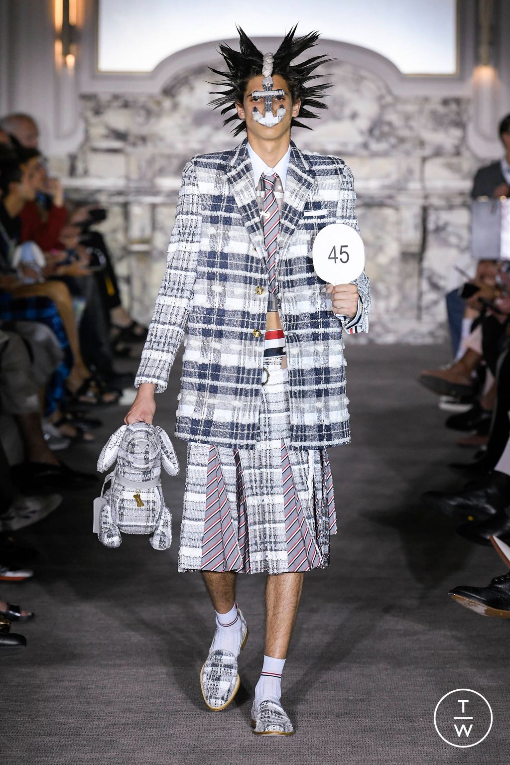 Fashion Week Paris Spring/Summer 2023 look 5 from the Thom Browne collection 男装