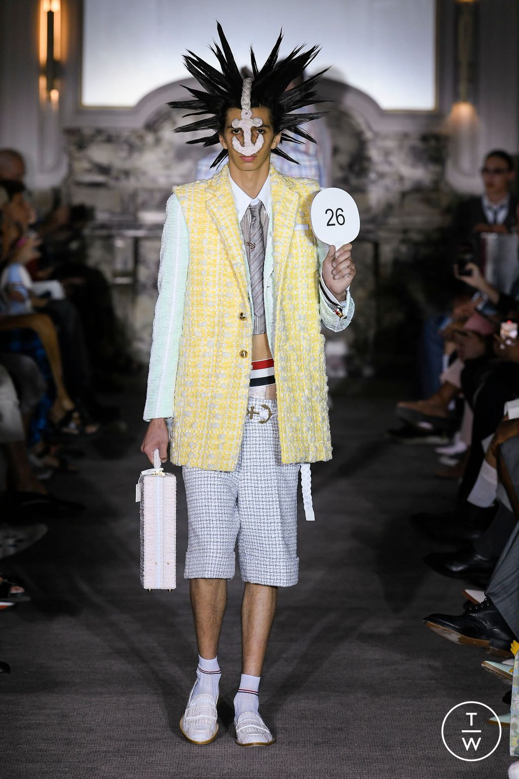 Fashion Week Paris Spring/Summer 2023 look 14 from the Thom Browne collection 男装