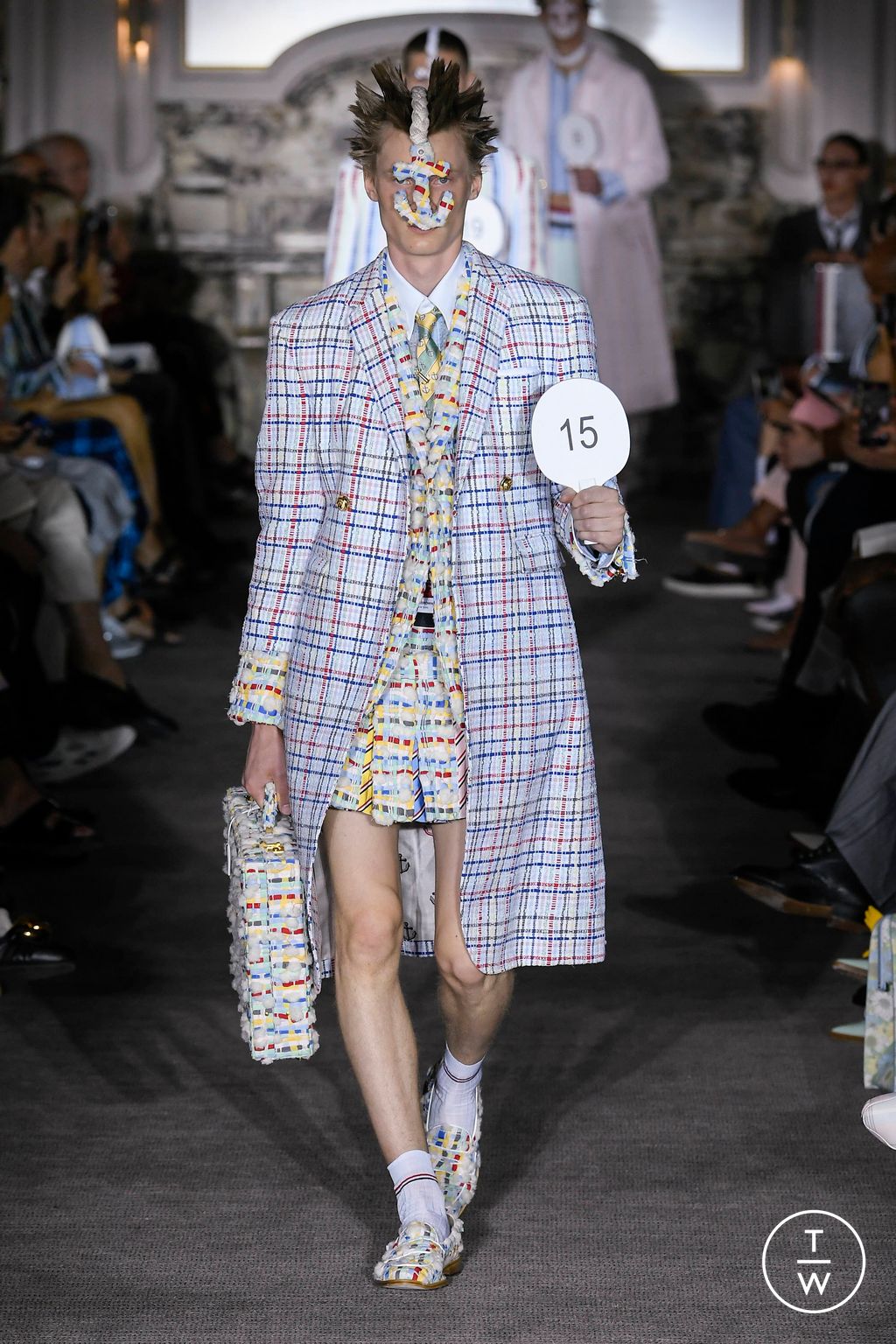 Fashion Week Paris Spring/Summer 2023 look 15 from the Thom Browne collection menswear