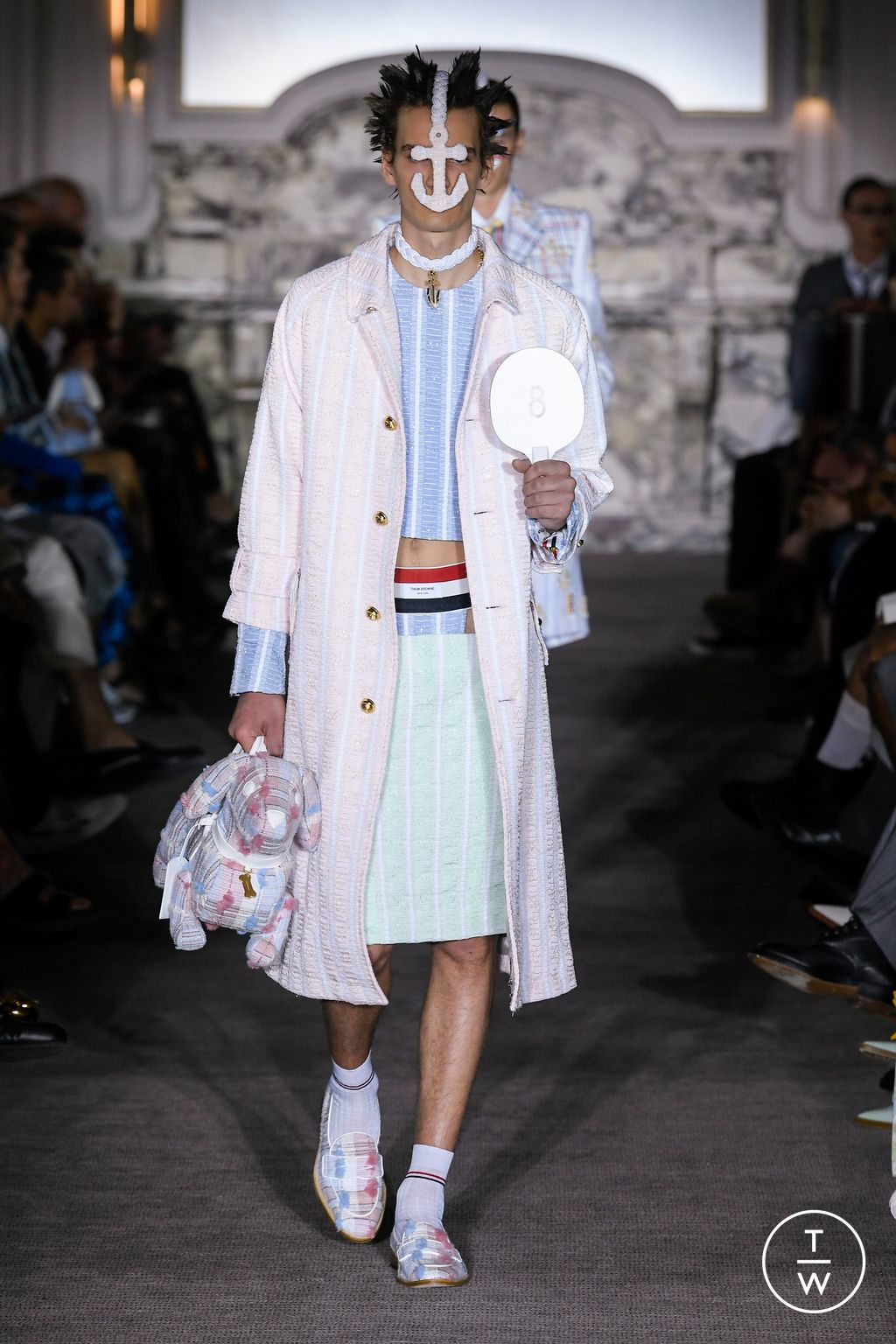 Fashion Week Paris Spring/Summer 2023 look 17 from the Thom Browne collection 男装
