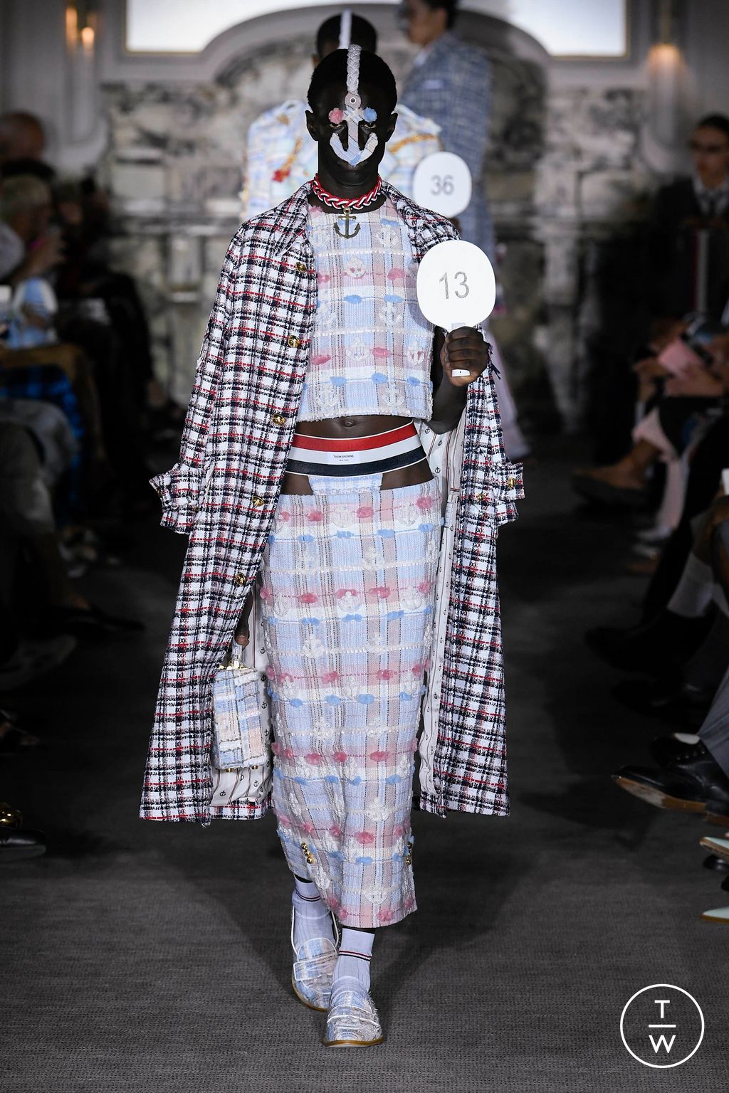 Fashion Week Paris Spring/Summer 2023 look 22 from the Thom Browne collection 男装