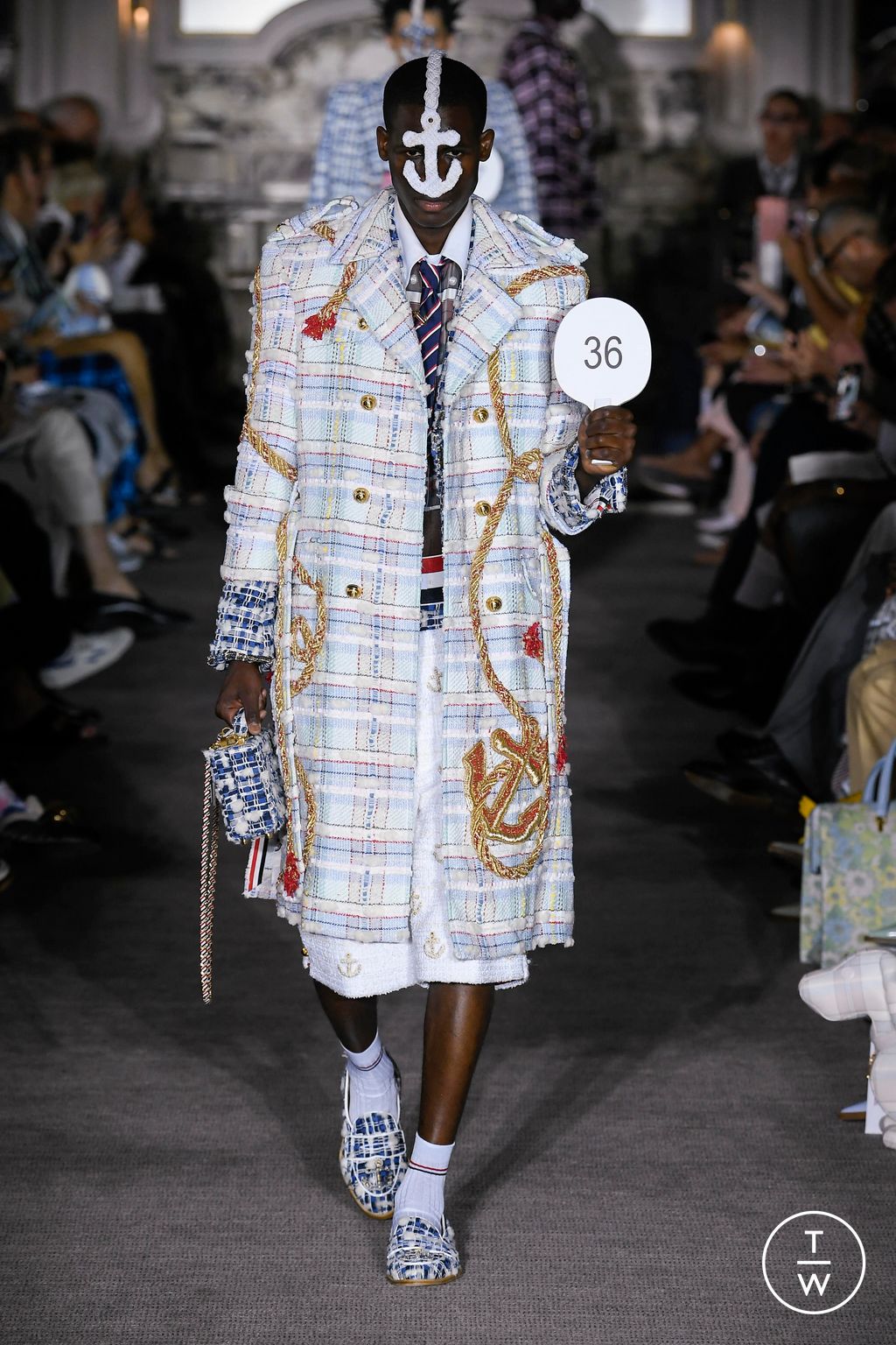 Fashion Week Paris Spring/Summer 2023 look 23 from the Thom Browne collection menswear